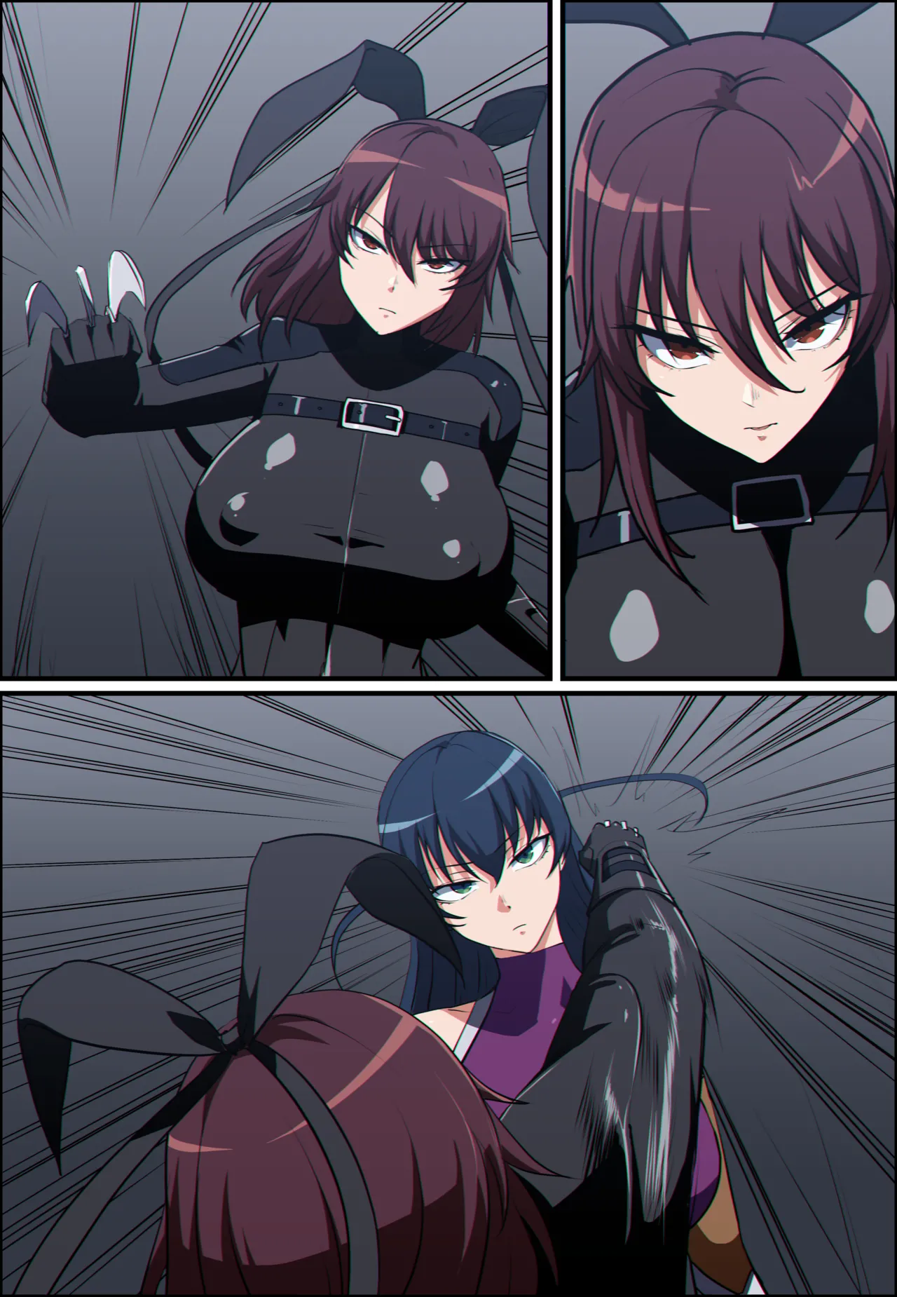 TAIMANIN SERIES - Asagi Igawa / Mizuki Shiranui [Ep.3 - Part1+2] | (pixiv fanbox) page 10 featuring asagi igawa taimanin asagi parody - full color robot hentai manga - read online free