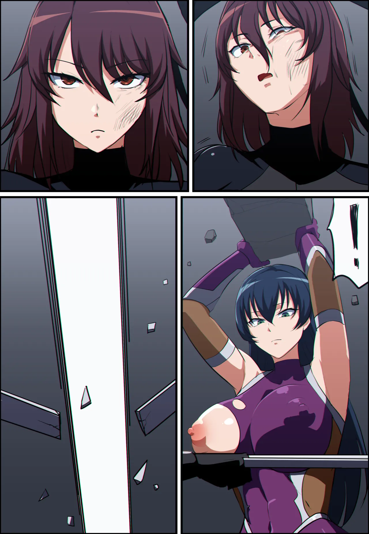 TAIMANIN SERIES - Asagi Igawa / Mizuki Shiranui [Ep.3 - Part1+2] | (pixiv fanbox) page 12 featuring asagi igawa taimanin asagi parody - big breasts females only hentai manga - read online free