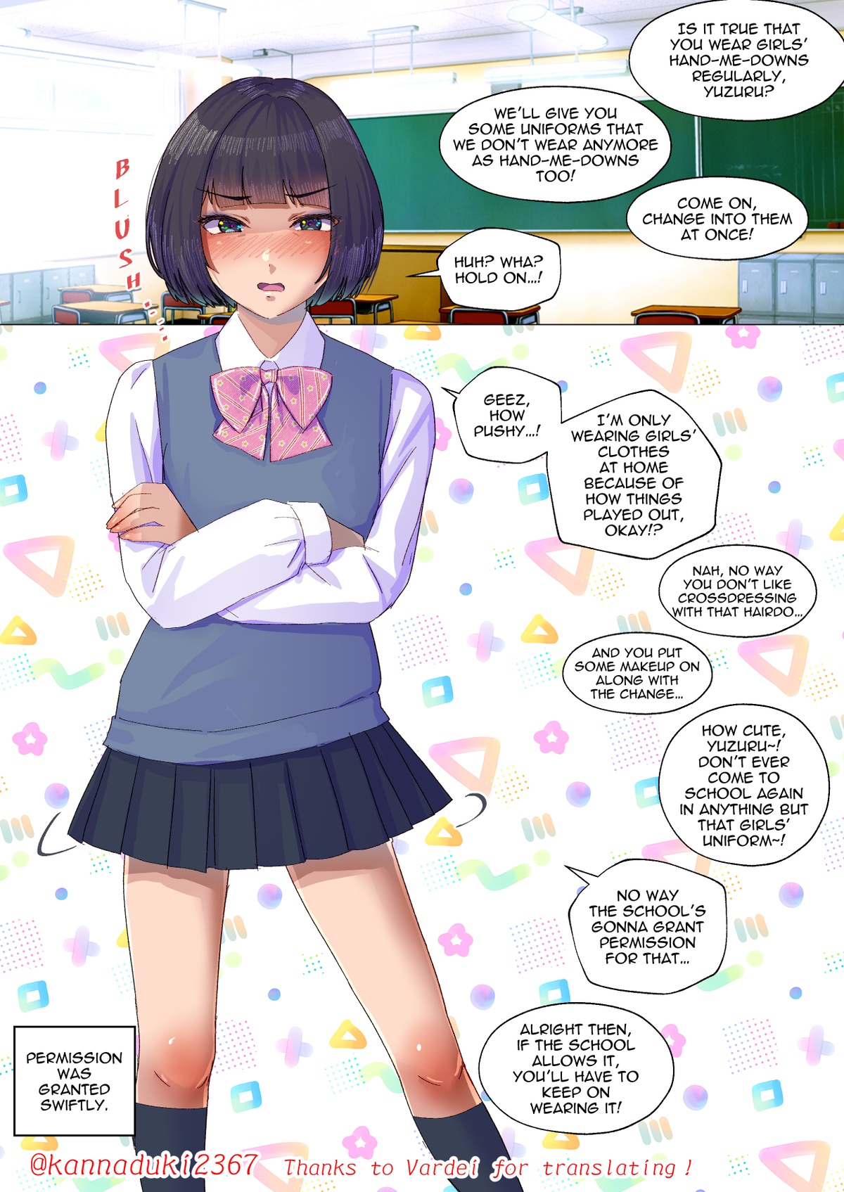 [Jugatsu Usagi] Hand-Me-Down Boys page 10 original parody - full color infantilism hentai manga - read online free