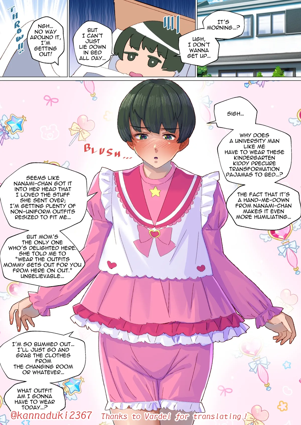 [Jugatsu Usagi] Hand-Me-Down Boys page 45 original parody - full color infantilism hentai manga - read online free