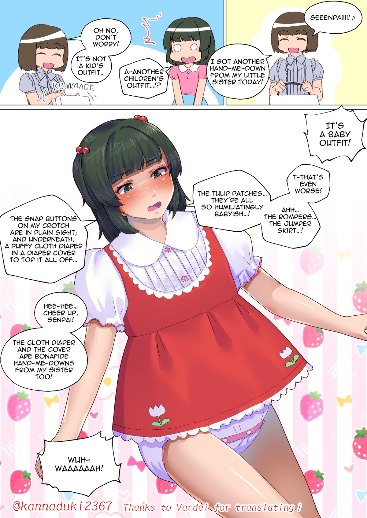 [Jugatsu Usagi] Hand-Me-Down Boys page 54 original parody - full color infantilism hentai manga - read online free