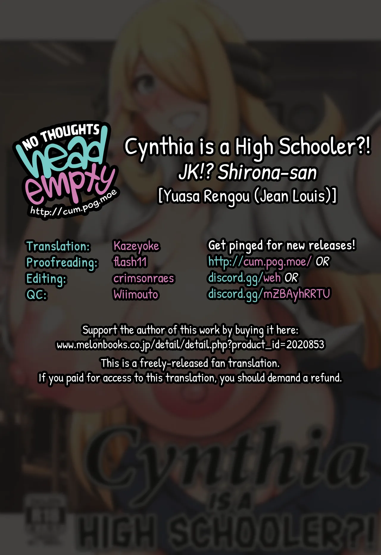 JK!? Shirona-san | Cynthia is a High Schooler?! page 19 featuring cynthia pokemon parody - big breasts schoolboy uniform hentai manga - read online free