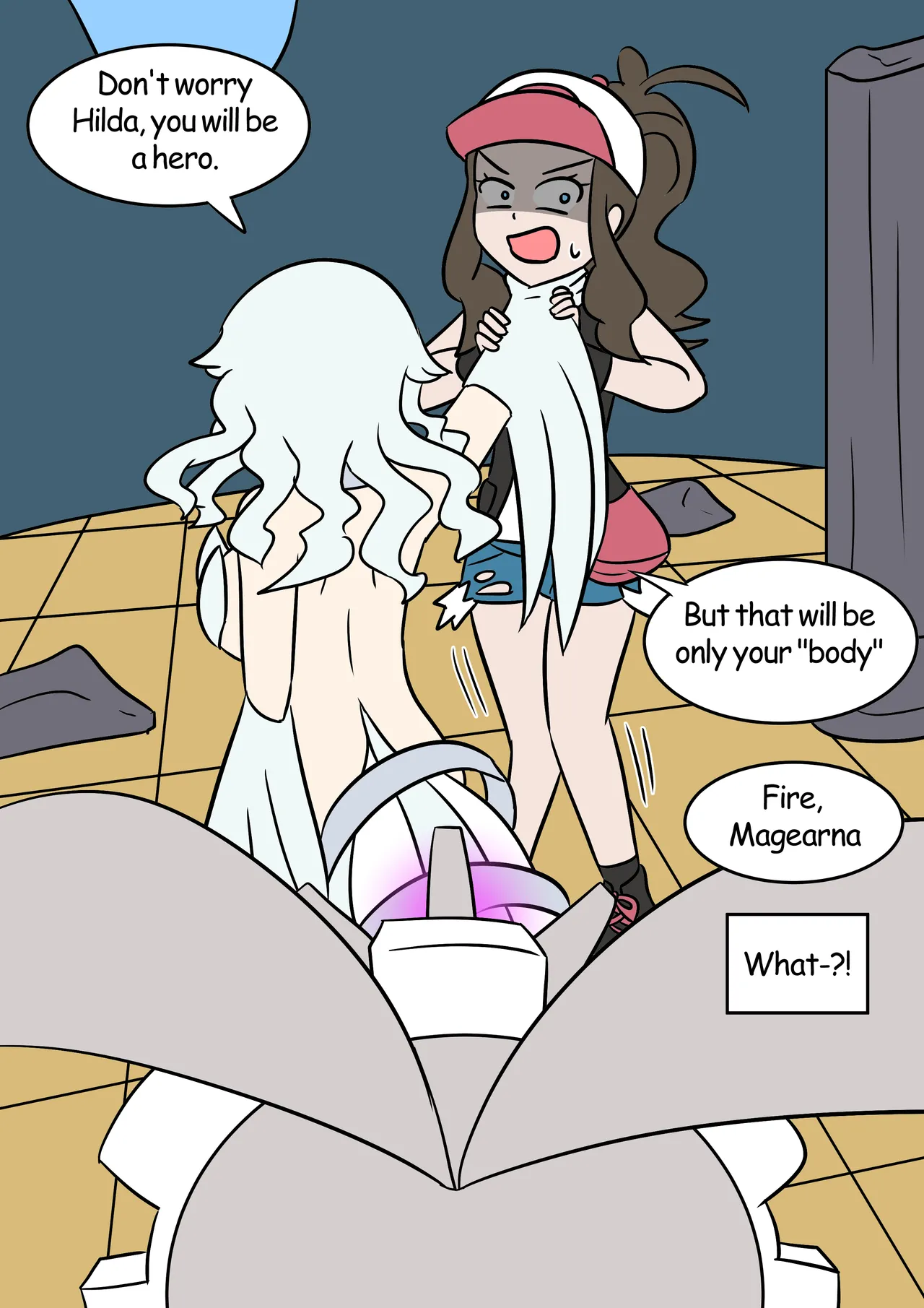 What if page 18 featuring cynthia pokemon parody - body swap crossdressing hentai manga - read online free