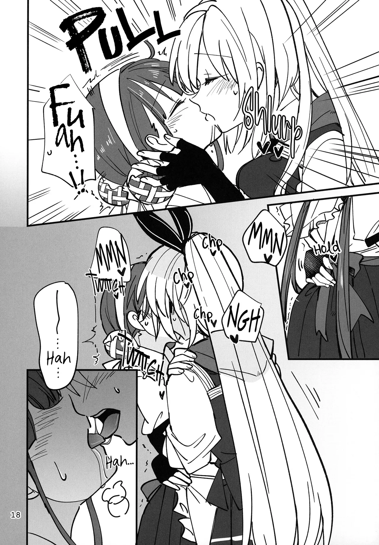 Shinobanu Ninja wa Kuishinbou | The Not-So Stealthy Ninja is a Glutton page 18 featuring adelheid kanzaki heaven burns red parody - cunnilingus females only hentai manga - read online free