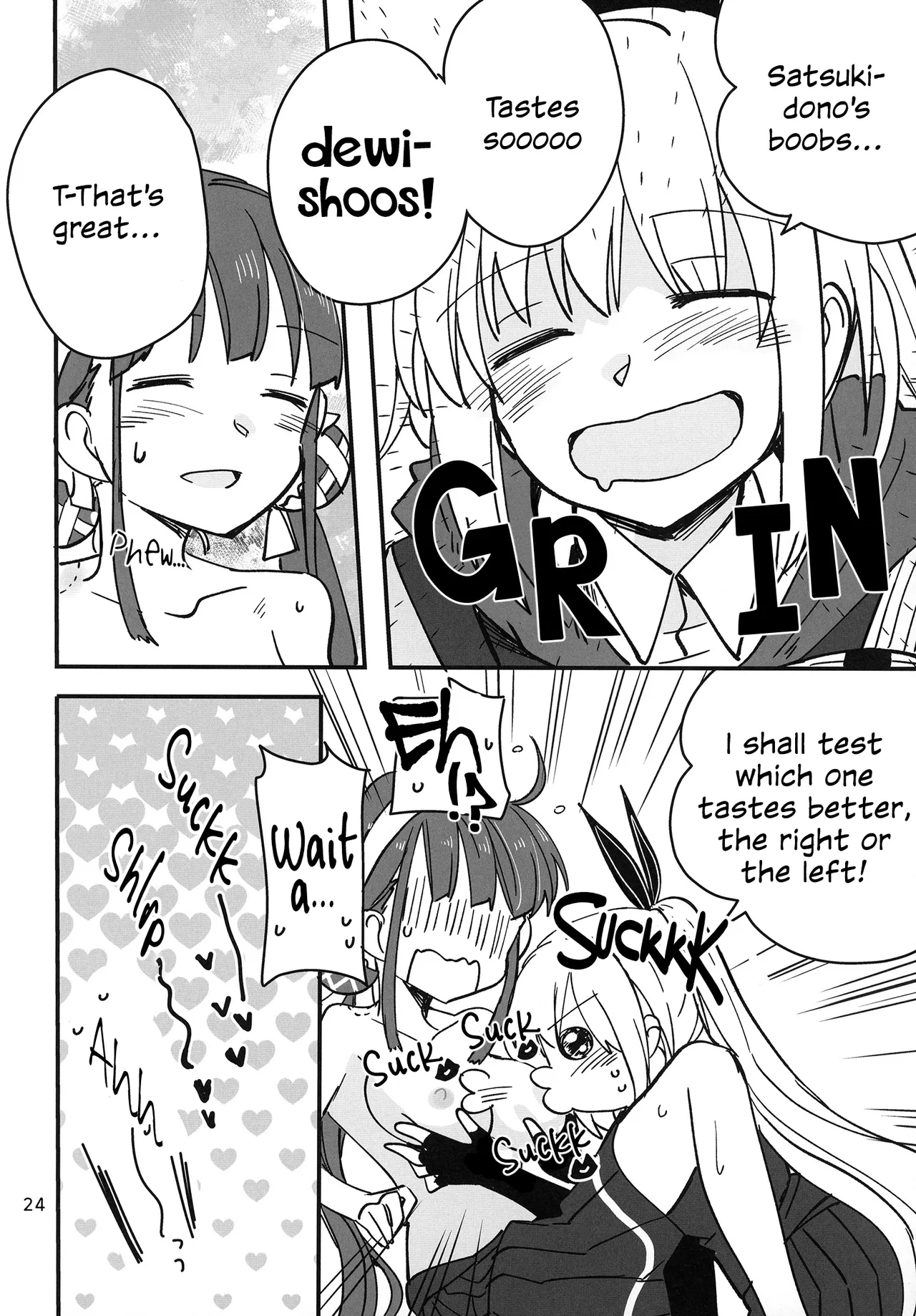 Shinobanu Ninja wa Kuishinbou | The Not-So Stealthy Ninja is a Glutton page 24 featuring adelheid kanzaki heaven burns red parody - cunnilingus females only hentai manga - read online free