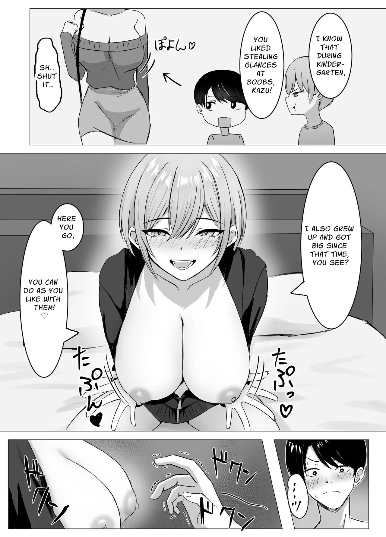 Saikai shita Osananajimi to Issen o Koecchau Hanashi | I Reunited With My Longtime Friend and Crossed the Line page 10 original parody - big breasts unusual pupils hentai manga - read online free