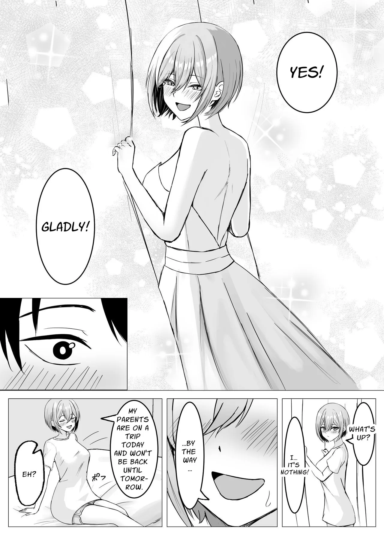 Saikai shita Osananajimi to Issen o Koecchau Hanashi | I Reunited With My Longtime Friend and Crossed the Line page 55 original parody - big breasts unusual pupils hentai manga - read online free