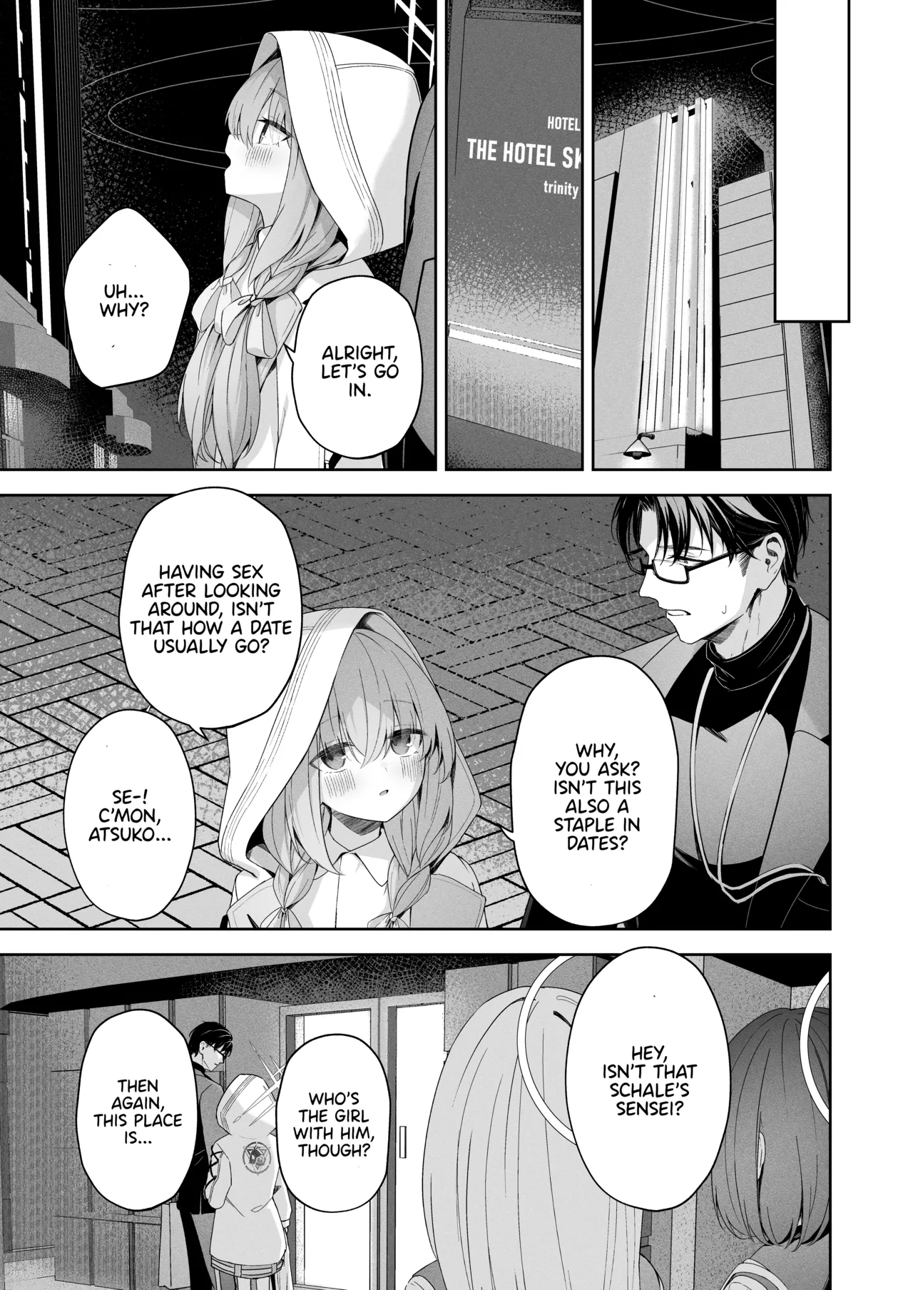 Koibito Gokko | Playing Lovers page 10 featuring sensei blue archive parody - full censorship glasses hentai manga - read online free