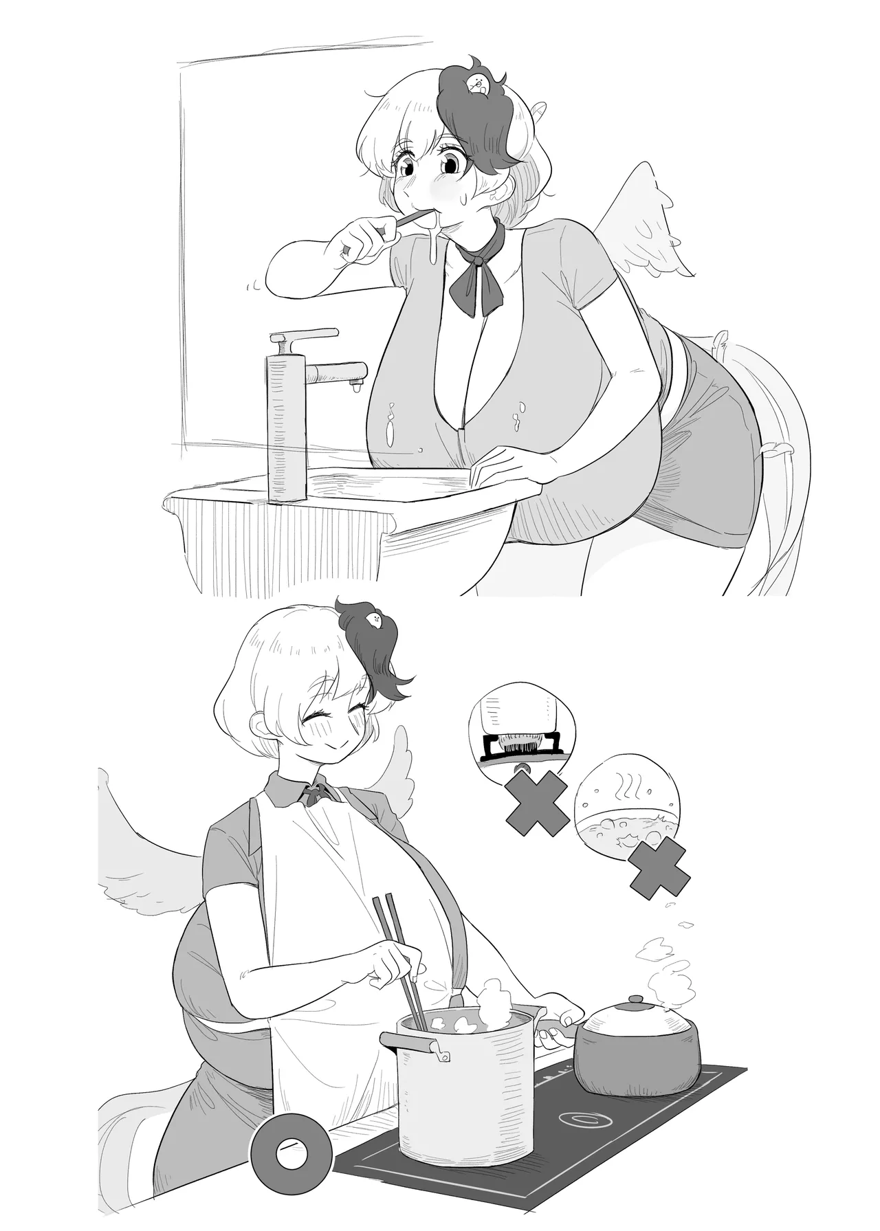 Kutaka-san ni Nerawareta!? | 久侘歌小姐她盯上我啦!? page 36 featuring kutaka niwatari touhou project parody - futanari big breasts hentai manga - read online free