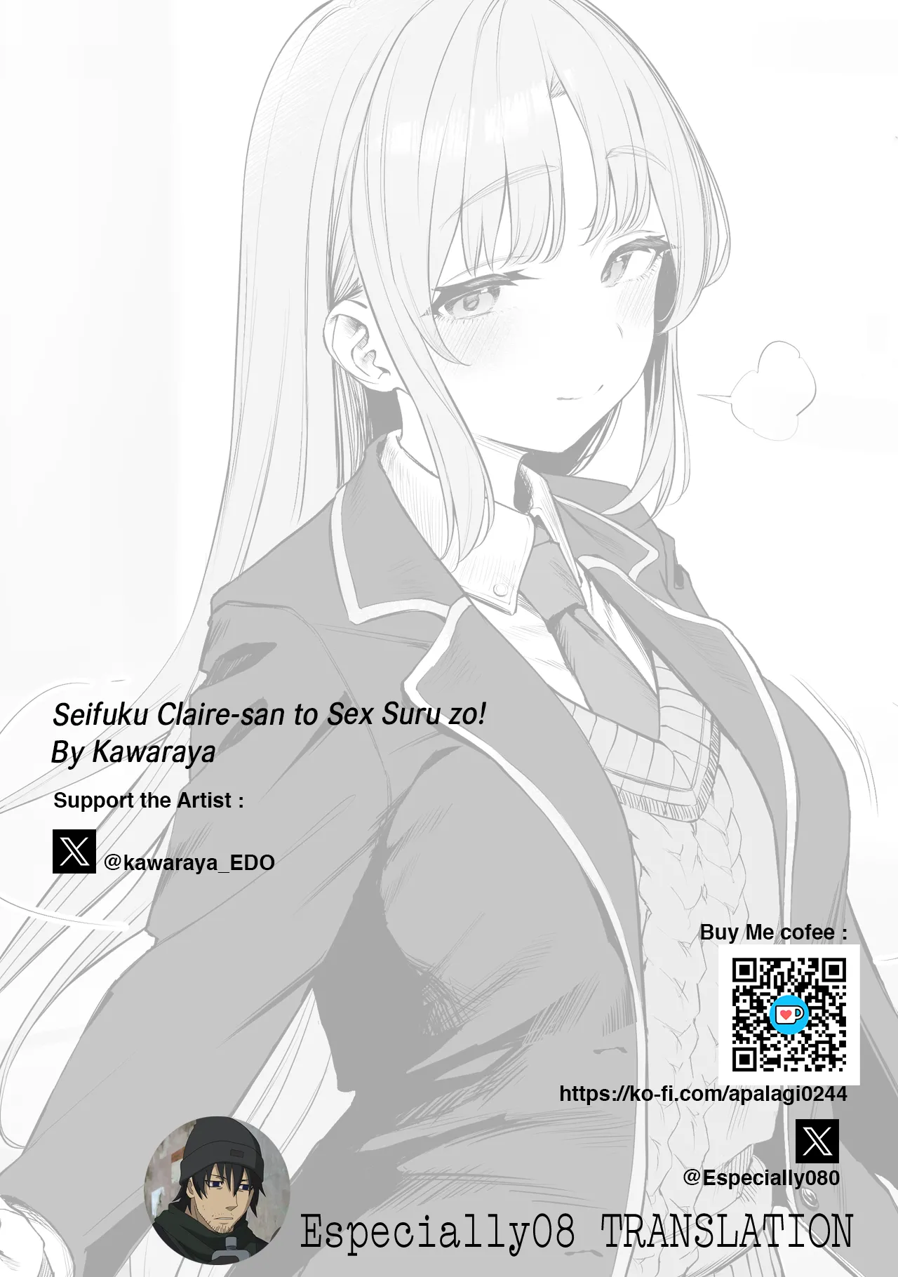 Seifuku Claire-san to Sex Suru zo! page 9 featuring sister claire nijisanji parody - schoolgirl uniform sole female hentai manga - read online free