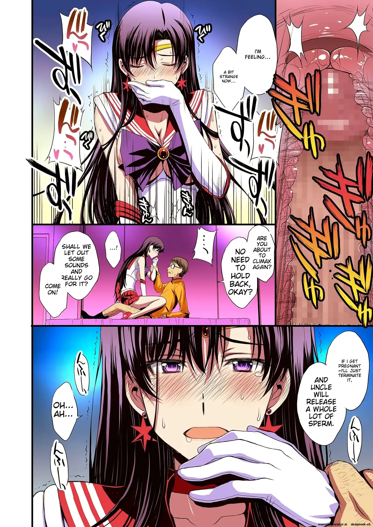 Mars to Haramase Koubi Full Color Soushuuhen | Mars' Impregnation page 61 featuring sailor mars sailor moon parody - sole female nakadashi hentai manga - read online free