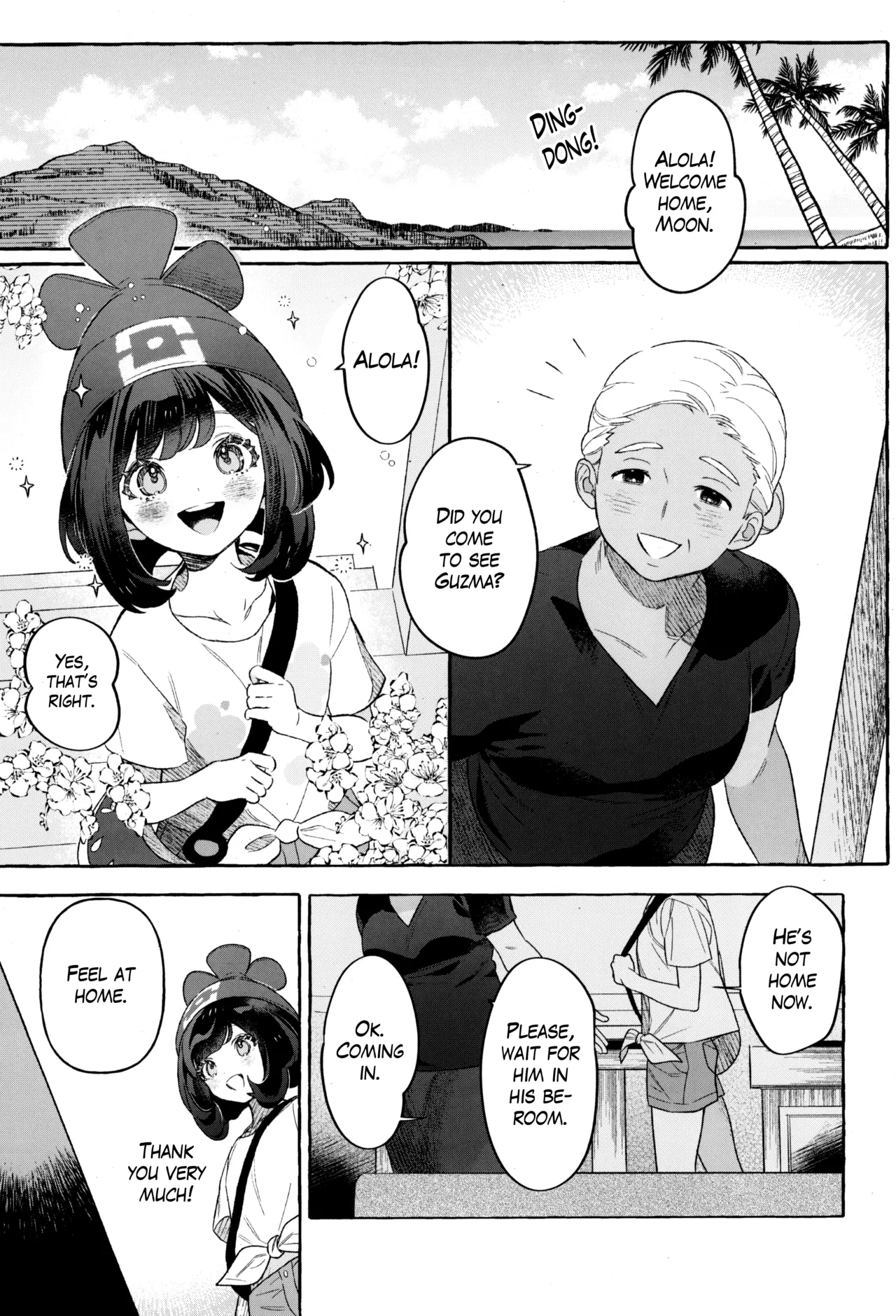 TWIN MOON page 43 featuring guzma pokemon parody - masturbation nakadashi hentai manga - read online free