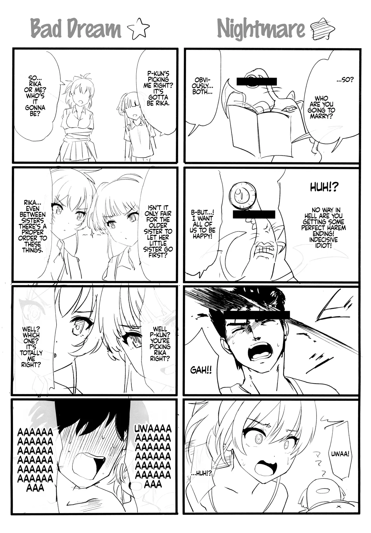 Jougasaki Mika no Shimai Jijou | Mika Jougasaki's Sisterly Dilemma page 26 featuring rika jougasaki the idolmaster parody - group nakadashi hentai manga - read online free