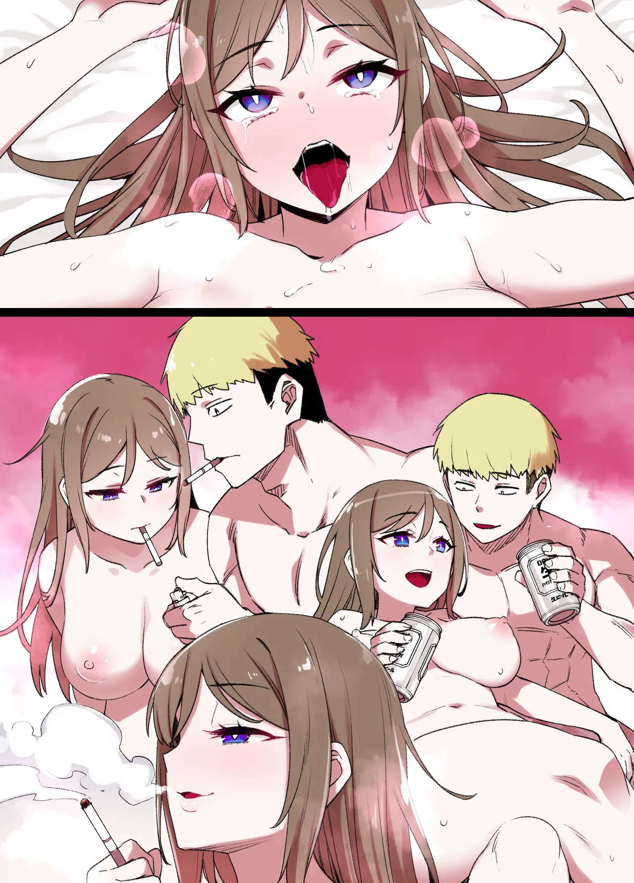 100日後に寝取られる彼女～桐谷シンSIDE～漫画 page 20 original parody - sole male full color hentai manga - read online free