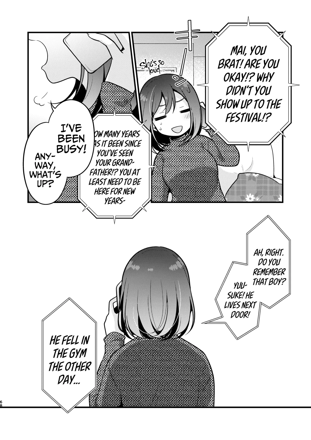 Gori Macho Yuurei ni Maiban Kakareteimasu! page 68 original parody - sole female sole male hentai manga - read online free