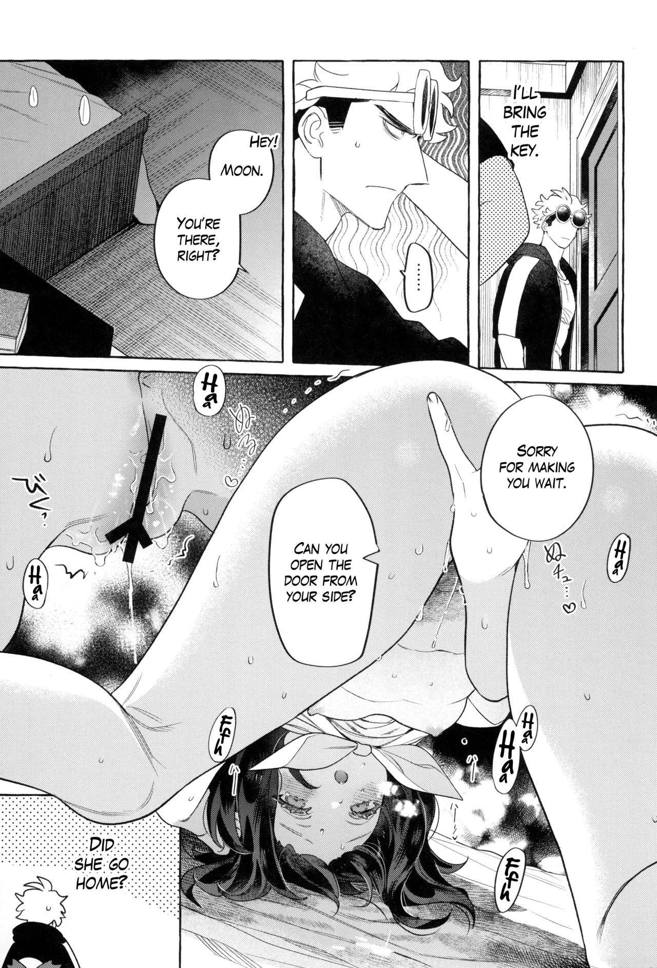 TWIN MOON page 54 featuring guzma pokemon parody - masturbation nakadashi hentai manga - read online free