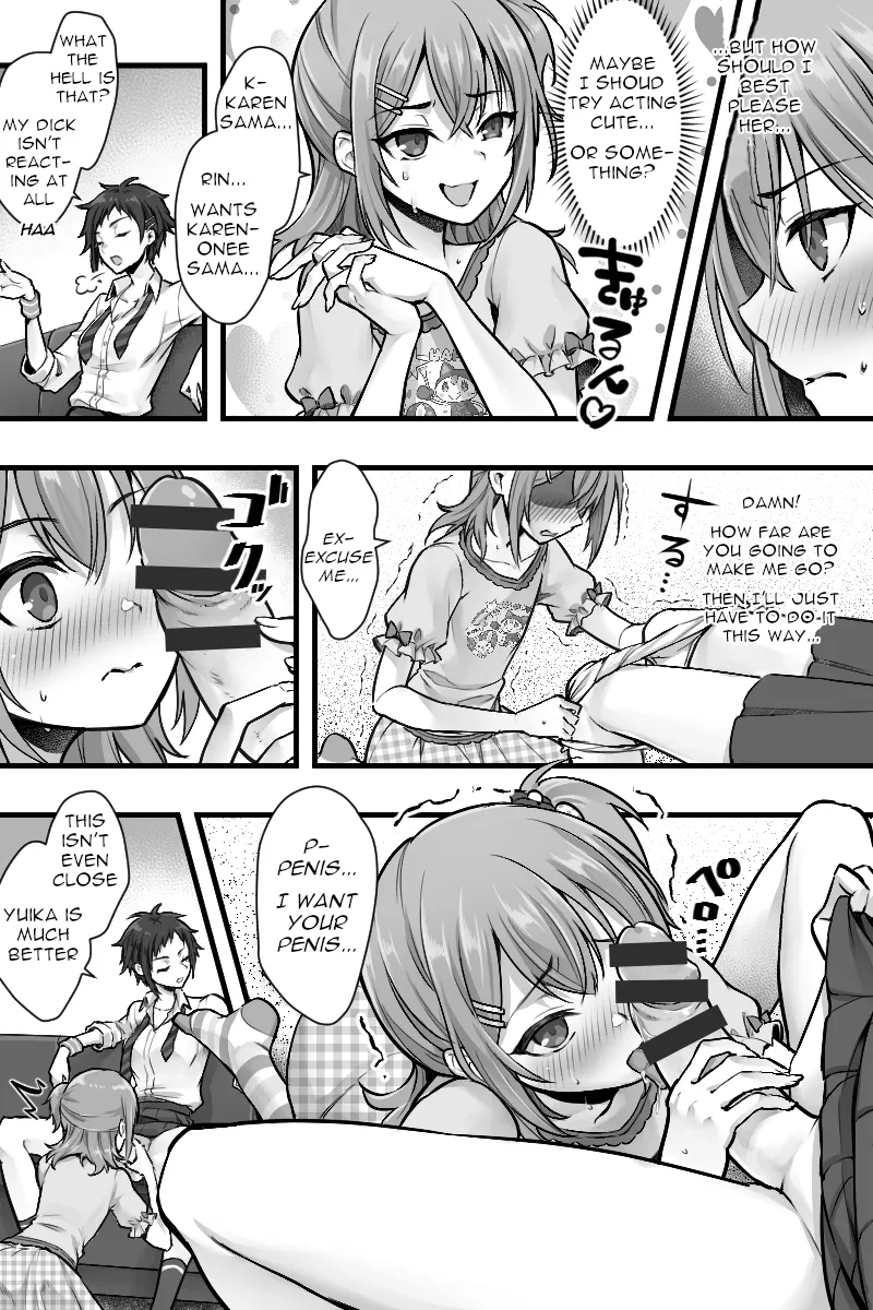 Zoku Futanari Chinpo-sama ni Kanraku Shita Kanojo to Mesu Ochi Shita Boku no Monogatari page 13 original parody - humiliation spanking hentai manga - read online free