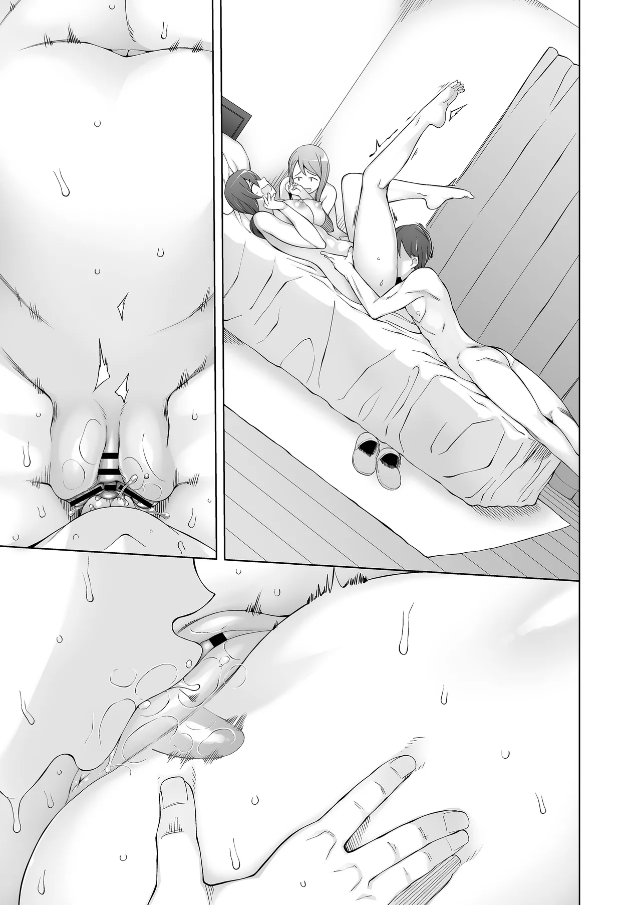 Ore no Atarashii Mama to Imoto ga Mechakucha Motomete Kuru page 131 original parody - inseki milf hentai manga - read online free