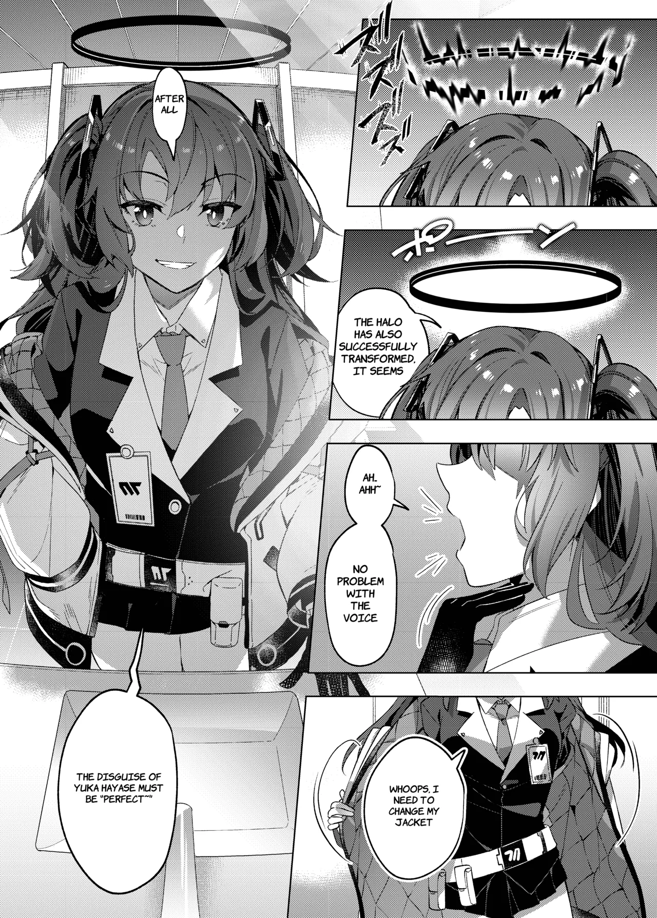 Yuuwaku de Schale Sensei o Yowaraseru Sakusen Blue Archive TSF doujinshi | The Strategy to Weaken Schale Sensei with Temptation page 19 featuring sensei blue archive parody - glasses schoolgirl uniform hentai manga - read online free