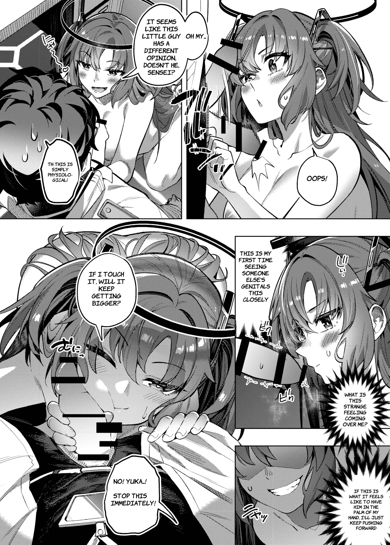 Yuuwaku de Schale Sensei o Yowaraseru Sakusen Blue Archive TSF doujinshi | The Strategy to Weaken Schale Sensei with Temptation page 28 featuring sensei blue archive parody - glasses schoolgirl uniform hentai manga - read online free