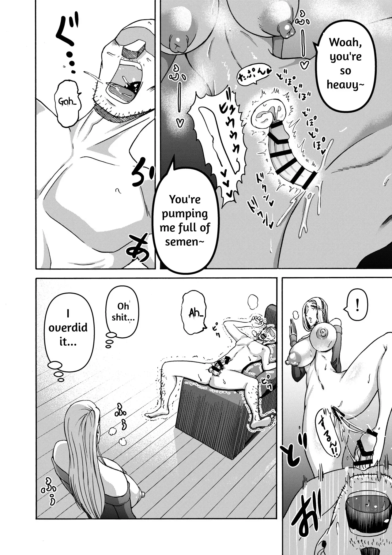 I Was Working Hard, Then This Ridiculously Huge Gal Showed Up 2 page 35 original parody - big breasts big lips hentai manga - read online free