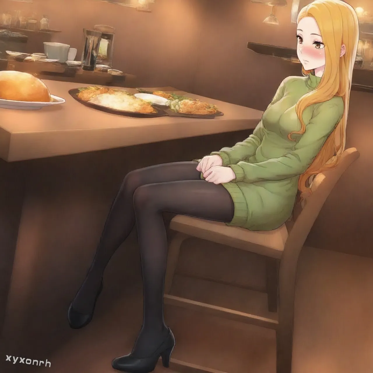 cute sophie webtoon 漂亮干姐姐 page 28 - ai generated hentai manga - read online free