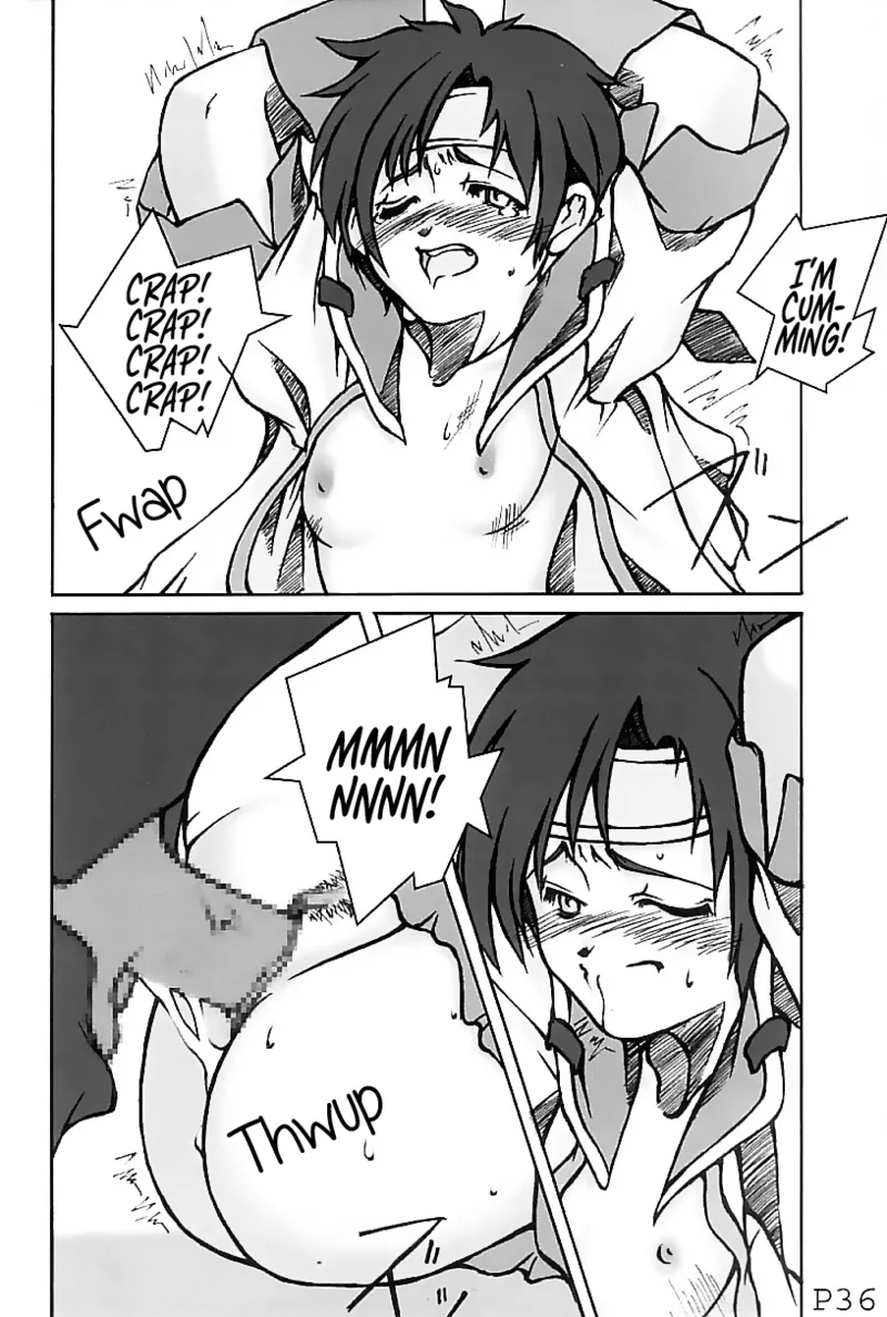 Festa. page 37 featuring yuffie kisaragi final fantasy vii parody - big breasts bald hentai manga - read online free