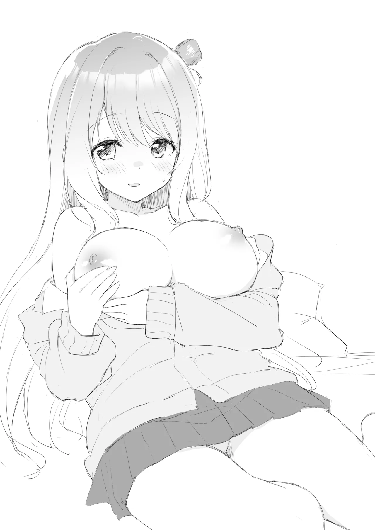 Nonomi, Ochitsuite. - My feelings grow... page 24 featuring nonomi izayoi blue archive parody - blowjob sole female hentai manga - read online free