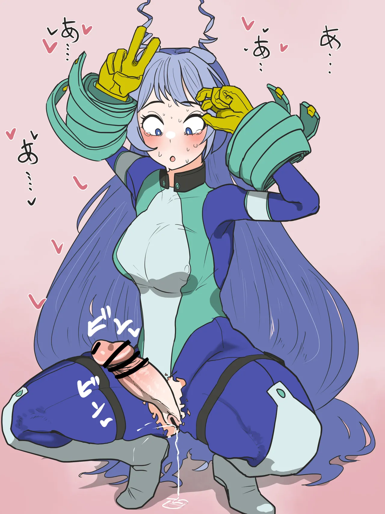 [Kaisen Donburi] Futa Chuui. HeroAca no Nejire-chan ga Tekoki Oji-san ni Otosareru Hanashi (Boku no Hero Academia) page 11 featuring nejire hado my hero academia parody - sole female very long hair hentai manga - read online free