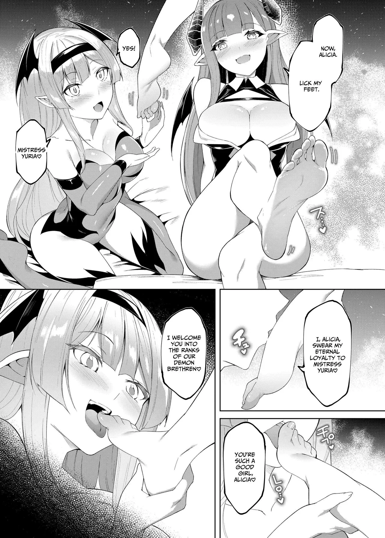 [Seika Kairaku Shoten (Random)] Princess Fetishism -Inma ni Ashi to Waki o Choukyou Sare Hentai Mazoku ni naru Himekishi Monogatari- |  Princess Fetishism -A story of a princess knight whose feet and armpit are trained by a demon and becomes a perverted demon.-  [English] [IXIA WORKS] page 34 original parody - squirting kissing hentai manga - read online free