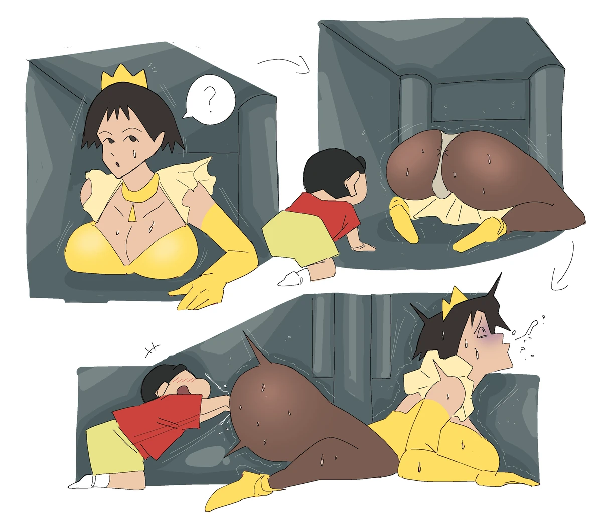 パイツォ星人 page 12 crayon shin-chan parody - read online free