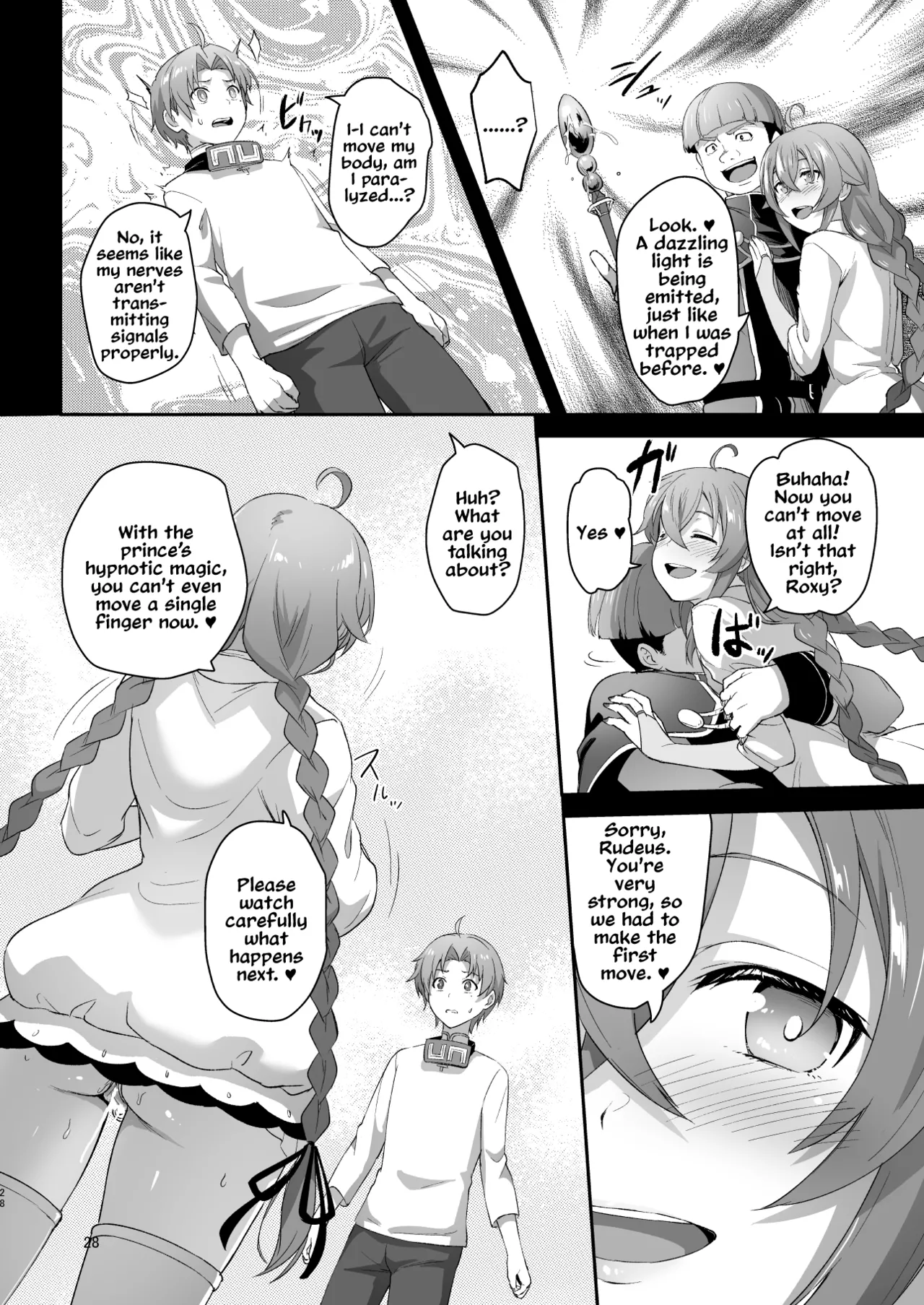 BAD END HEAVEN 5 page 27 featuring roxy migurdia mushoku tensei parody - humiliation piercing hentai manga - read online free