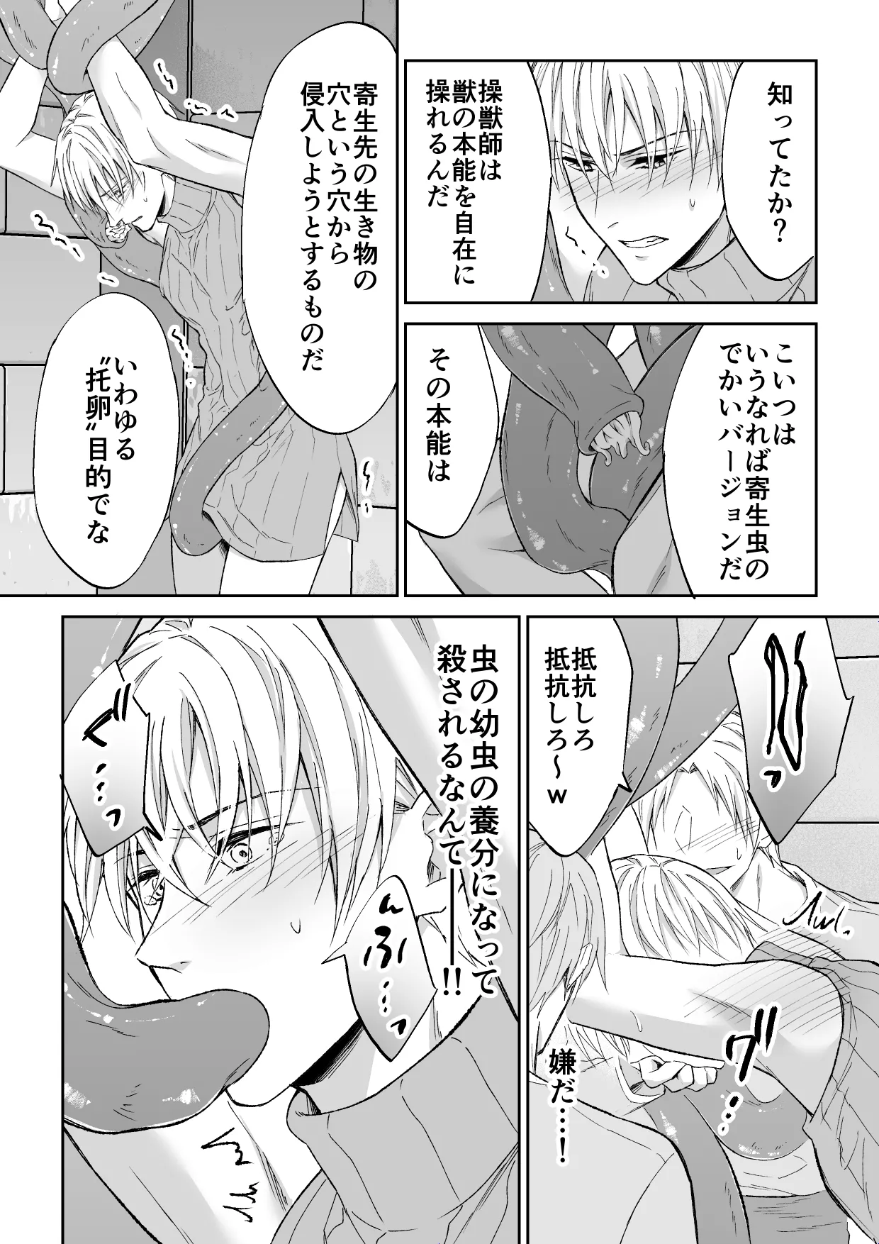 スパイは触手で騎士を囲う - Page 19