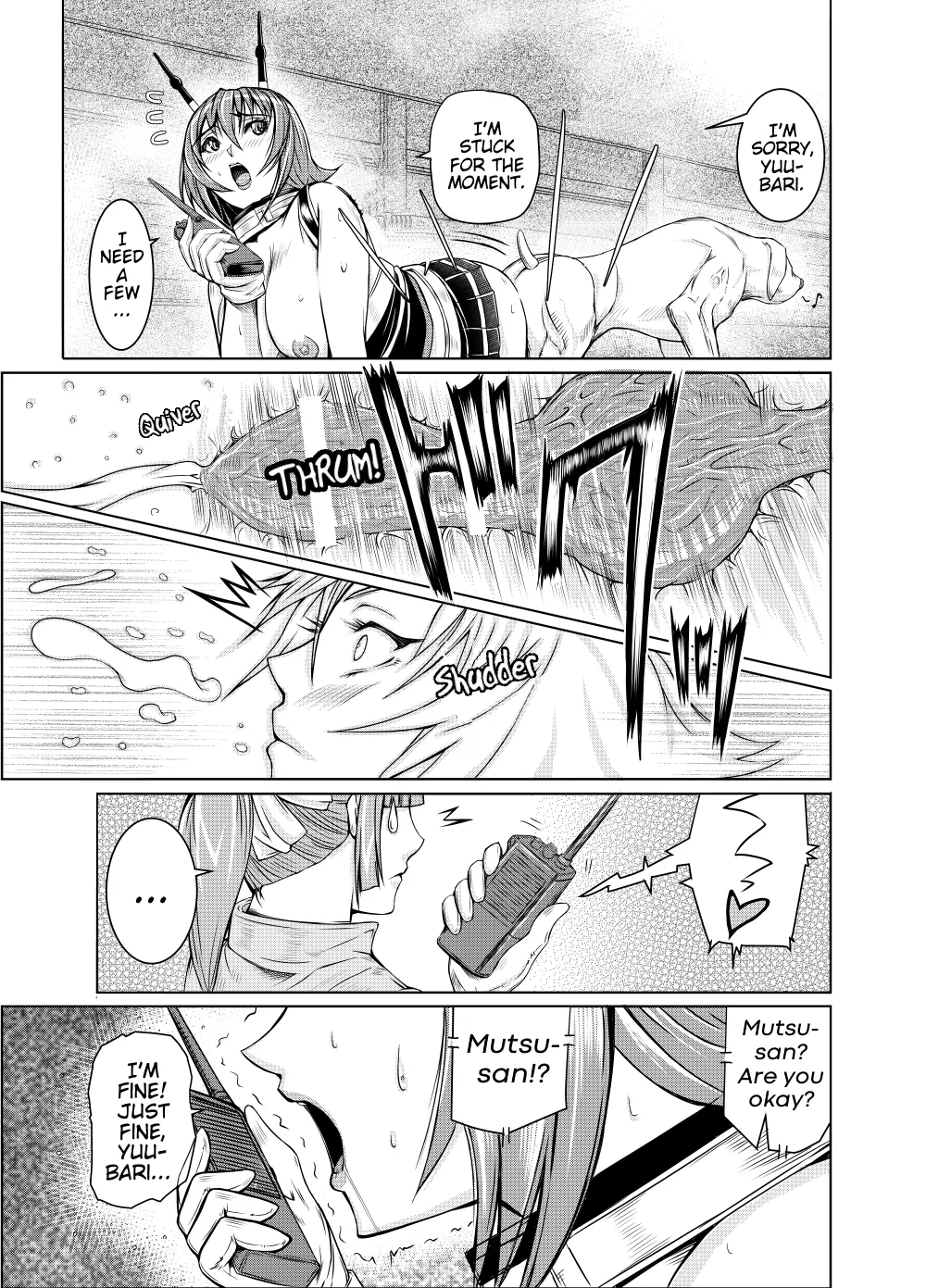 [LUCRETiA (Hiichan)] Ken-Jyuu Dai Yon Kan Ware, Gouchin seri--!! (Kantai Collection -KanColle-) [English] [EHCOVE] [Digital] page 33 featuring mutsu kantai collection parody - sole female sole male hentai manga - read online free