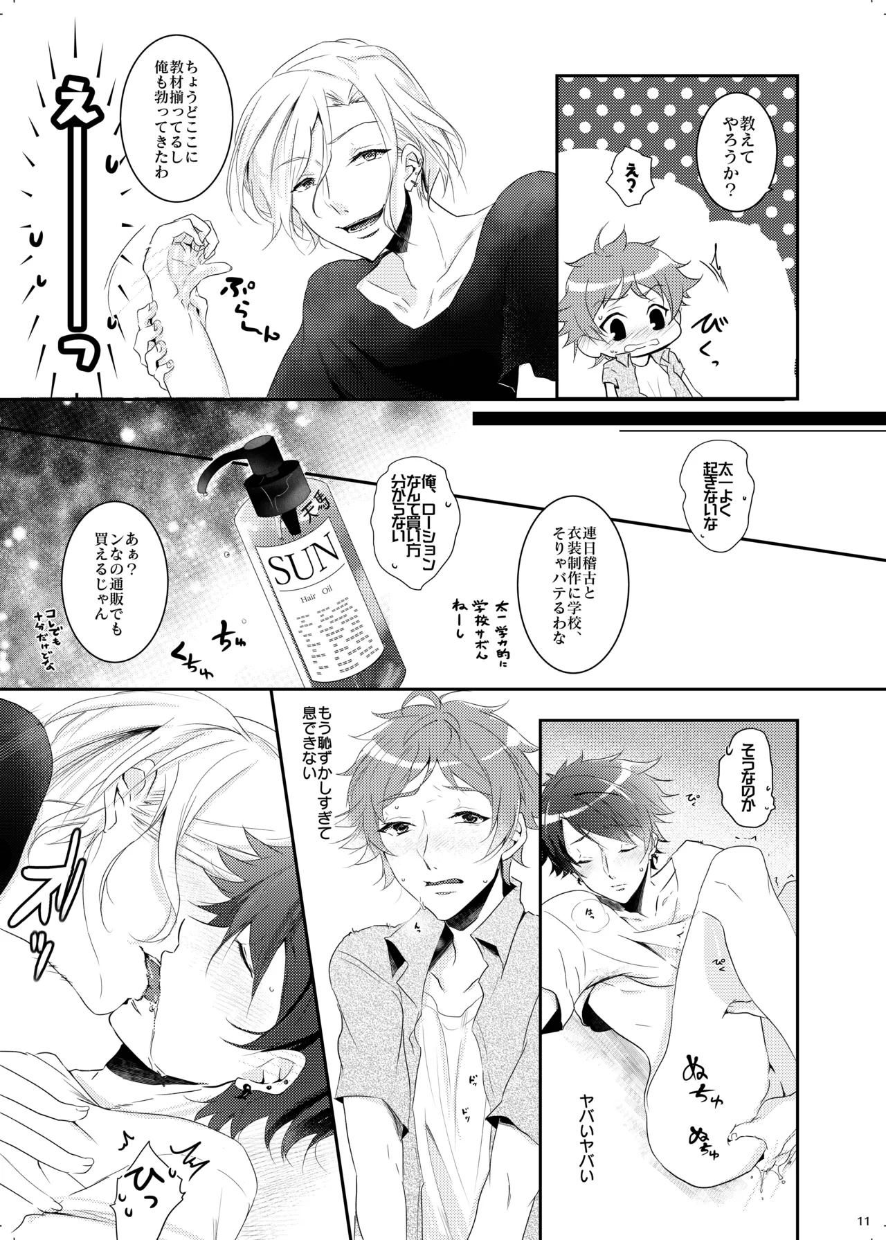 Bukiyou Sugita Kisetsu page 10 featuring taichi nanao a3 parody - yaoi males only hentai manga - read online free