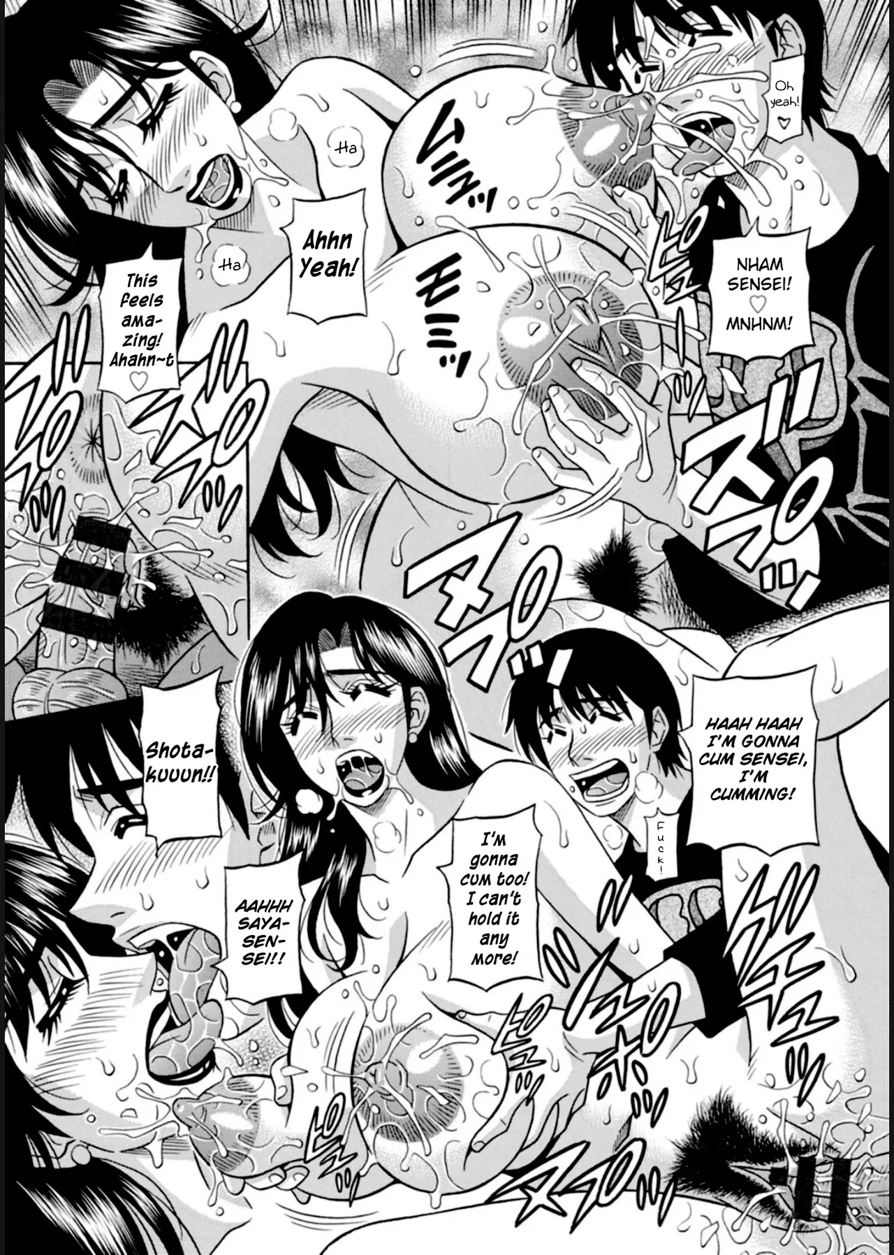 HELP! Saya Sensei Ch.1-9 page 40 - nakadashi swimsuit hentai manga - read online free
