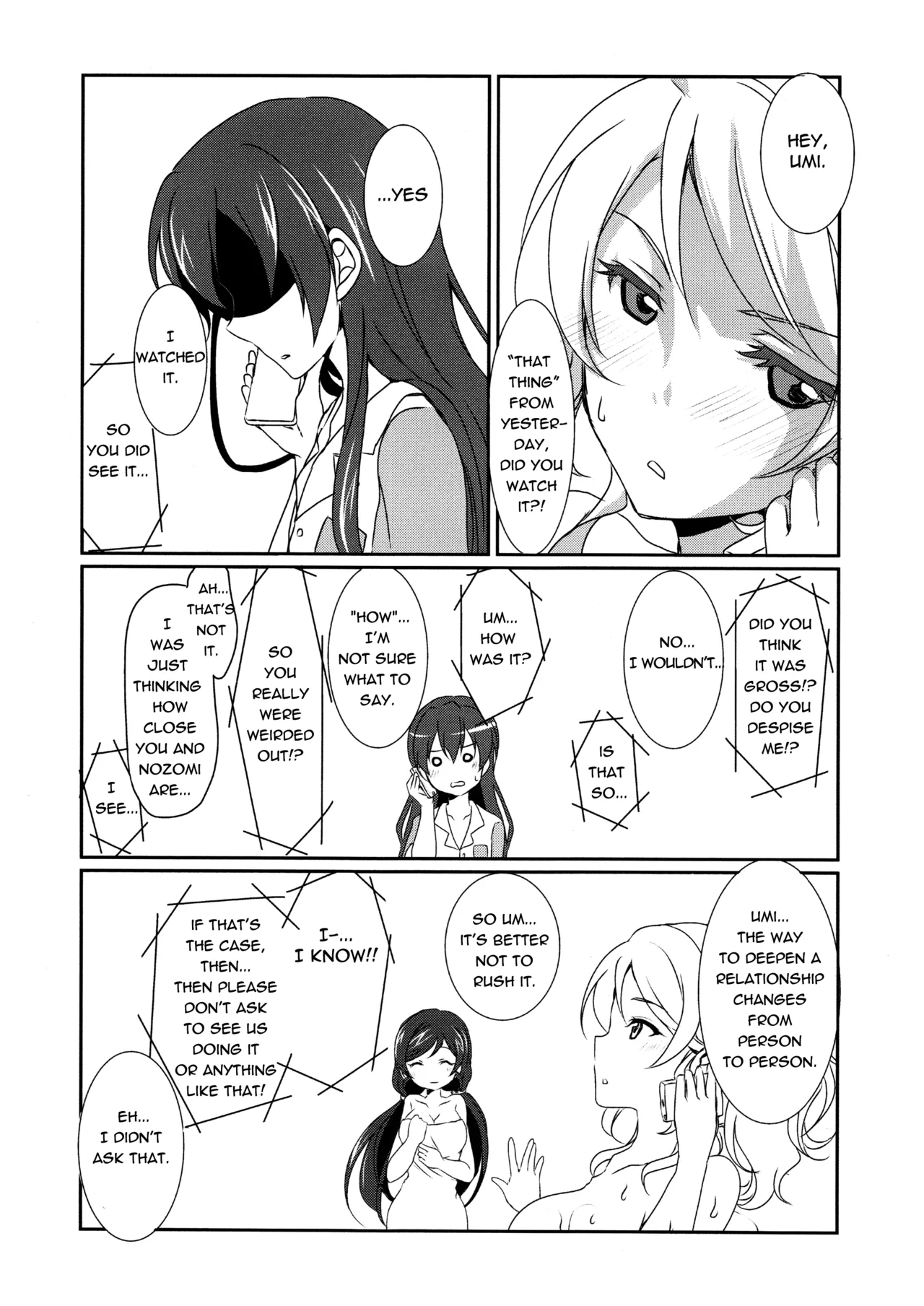 Mega μ'2Y page 13 featuring umi sonoda love live parody - yuri females only hentai manga - read online free