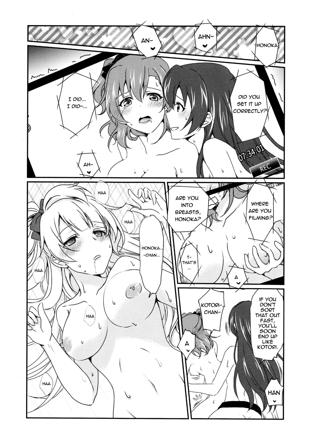 Mega μ'2Y page 19 featuring kotori minami love live parody - strap-on females only hentai manga - read online free