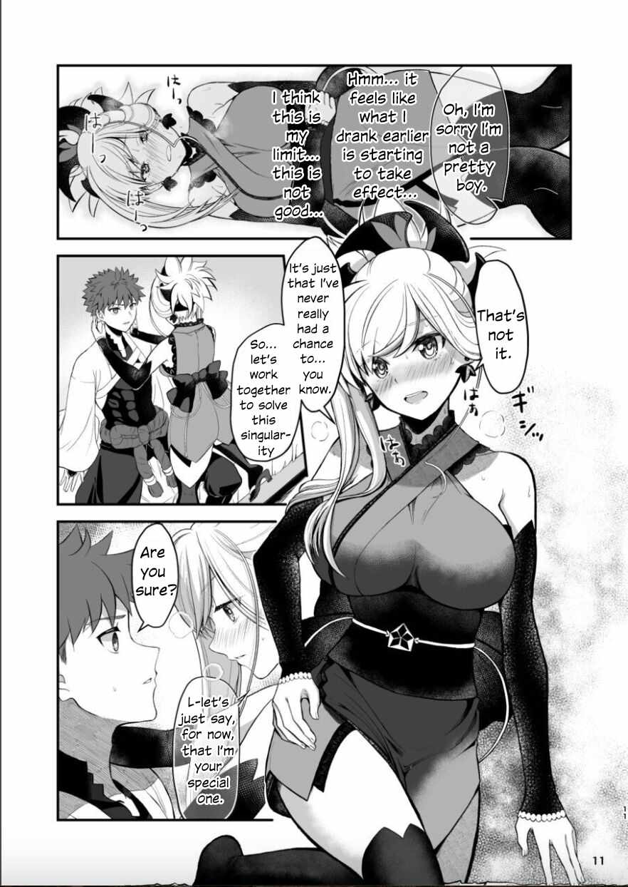 (C102) [Danbara dining hall (Nekohara Rurika)] Musashi-chan to Sex Shinaito Derenai Heya - A room you can't get out of unless you and Musashih avea se***. (Fate/Grand Order) [English] page 10 featuring senji muramasa fate grand order parody - sole female sole male hentai manga - read online free