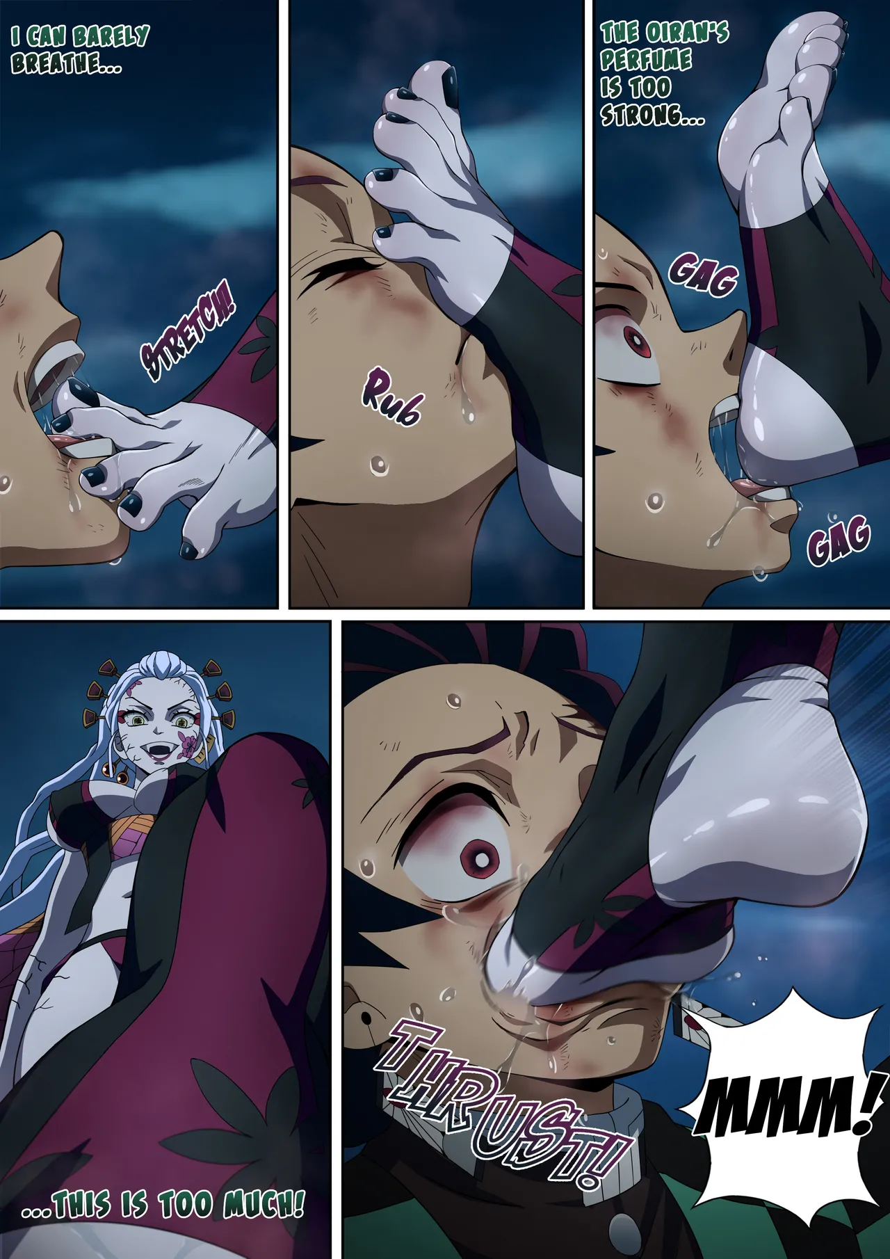 Demon Slayer（Part 1） page 15 featuring tanjirou kamado kimetsu no yaiba parody - femdom footjob hentai manga - read online free