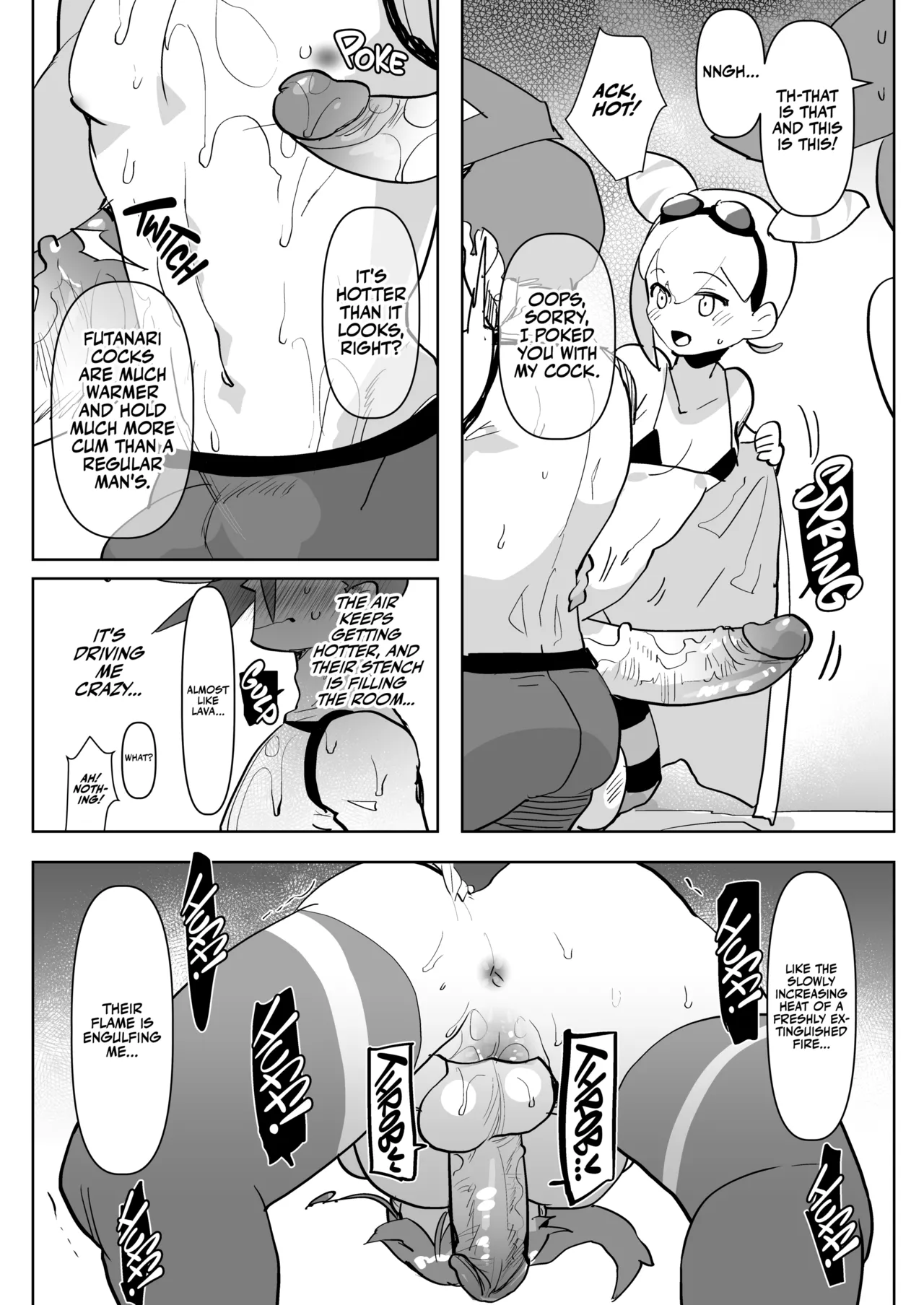 Futanari x Otoko no Hon | Futa Extinguisher page 10 featuring galo thymos promare parody - sole male nakadashi hentai manga - read online free