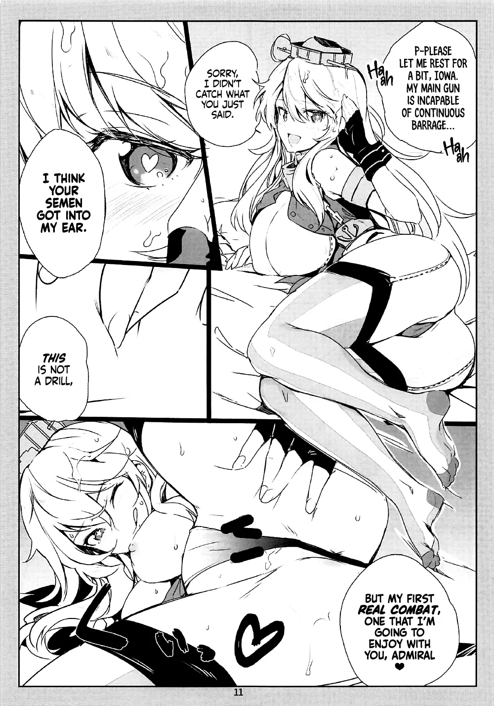 SHAKE IT OFF page 10 featuring teitoku kantai collection parody - big breasts garter belt hentai manga - read online free