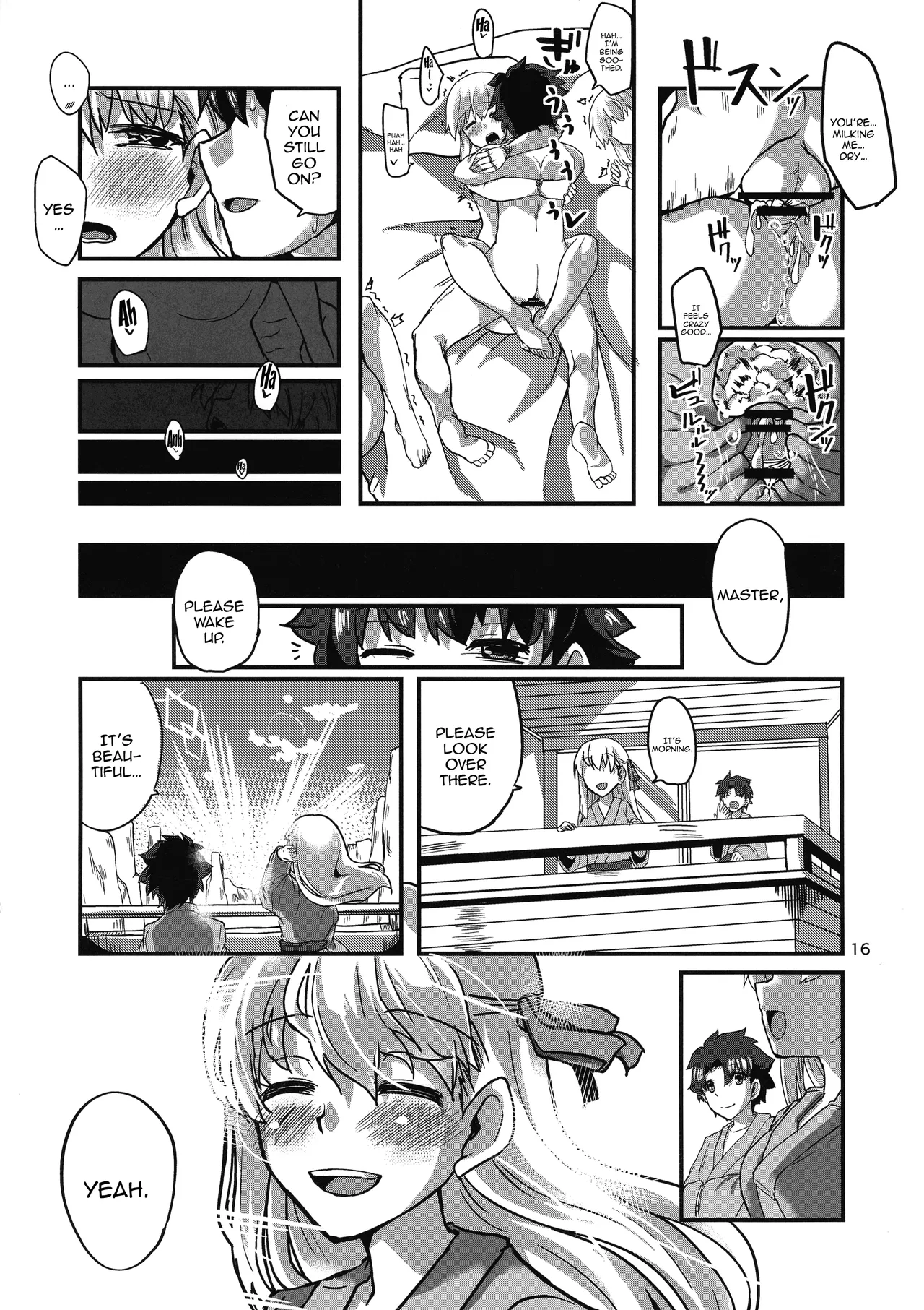 (C105) [Brand New Way (BT)] Yukemuri Kama-chan | In The Steam with Kama-chan (Fate/Grand Order) [English] {Doujins.com} page 16 featuring gudao fate grand order parody - sole male big breasts hentai manga - read online free