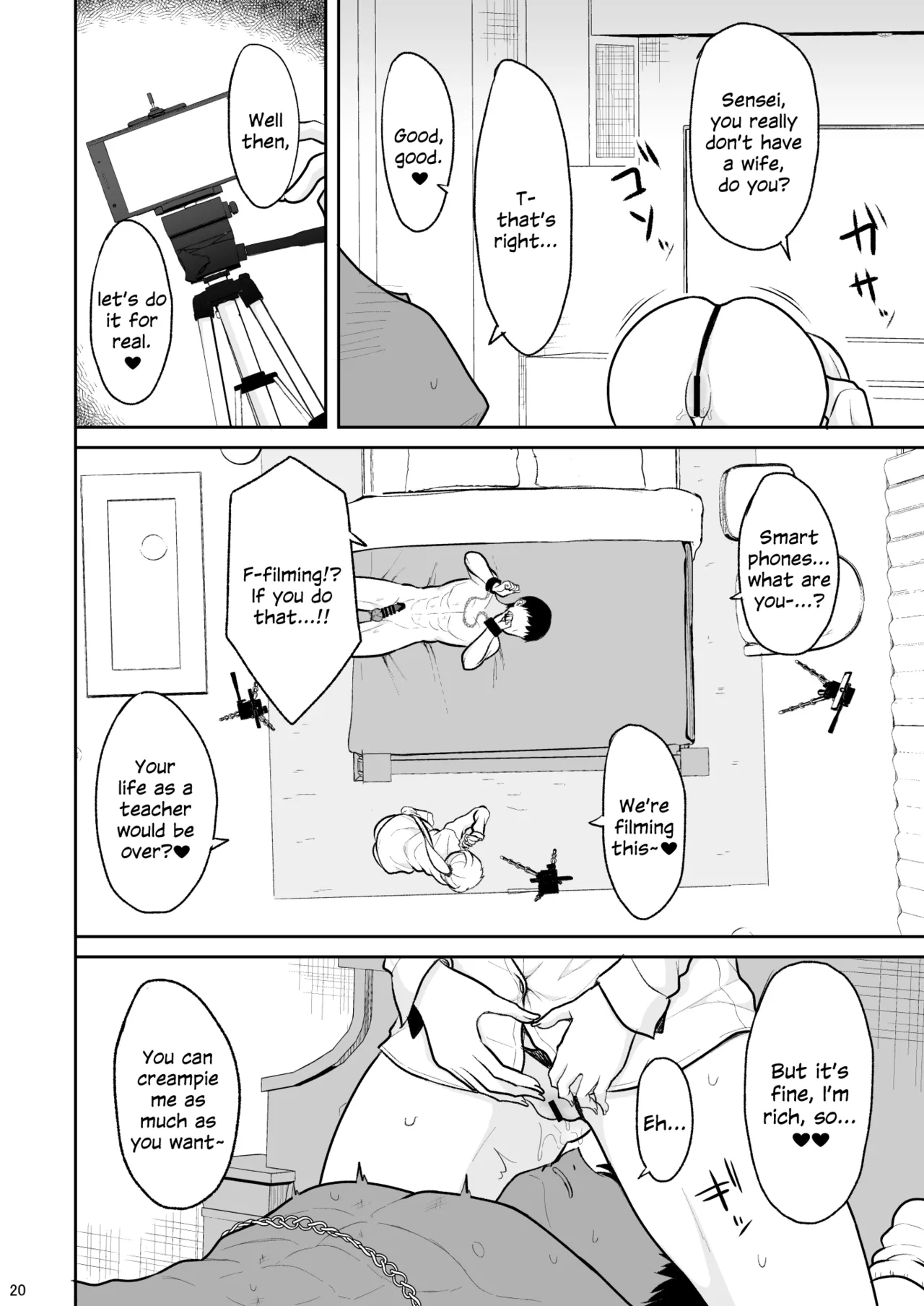 Jikka ga Futoi Gal ga Boku no Risei o Hakai shite Nakadashi Saseru made page 19 original parody - sole female sole male hentai manga - read online free