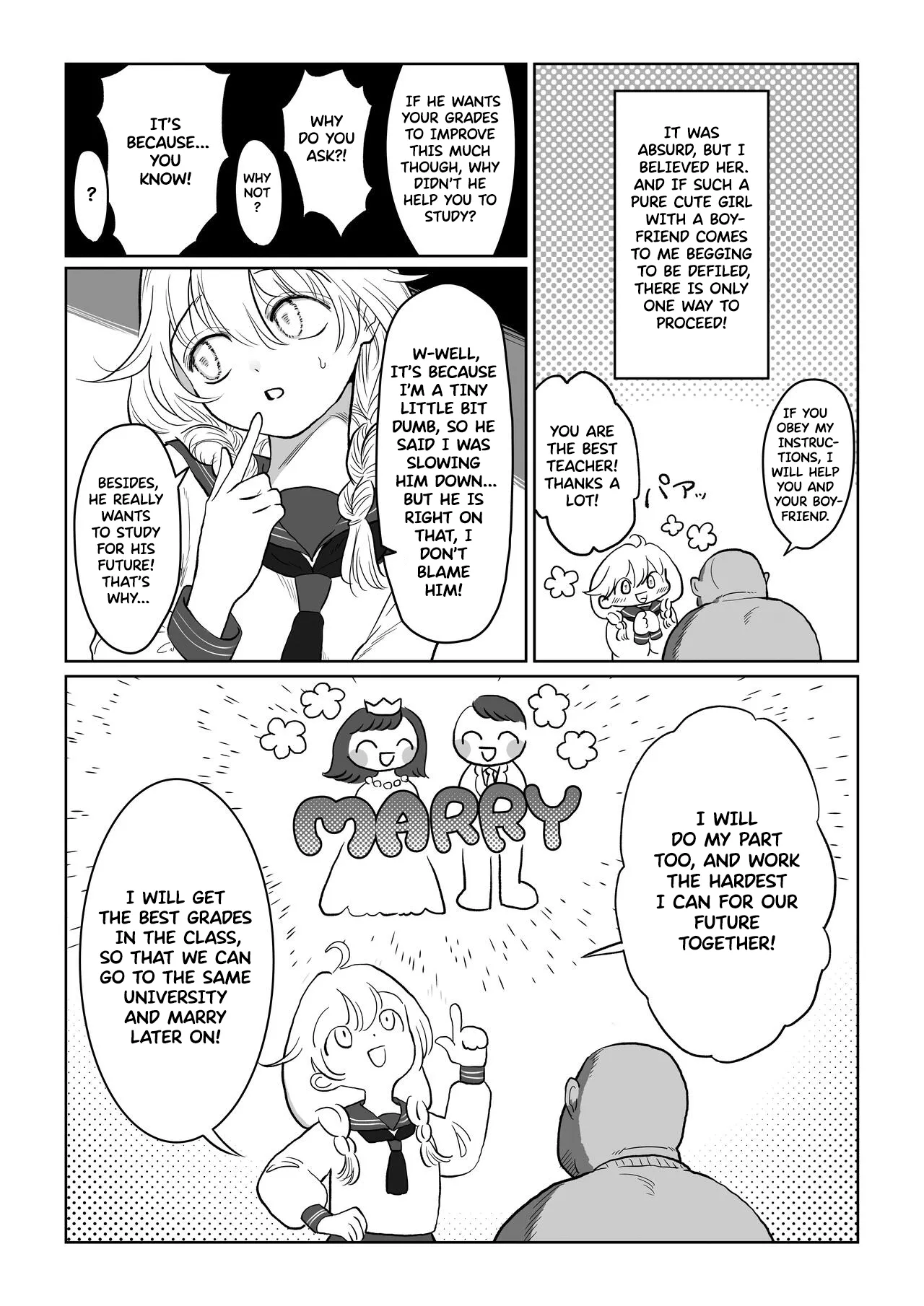 Ojisan ga Muchikko ni Ecchi na Koto o Oshieru Hanashi Joukan An Old Man Teaching An Ignorant Girl All About Sex - First Part page 15 original parody - sole female sole male hentai manga - read online free