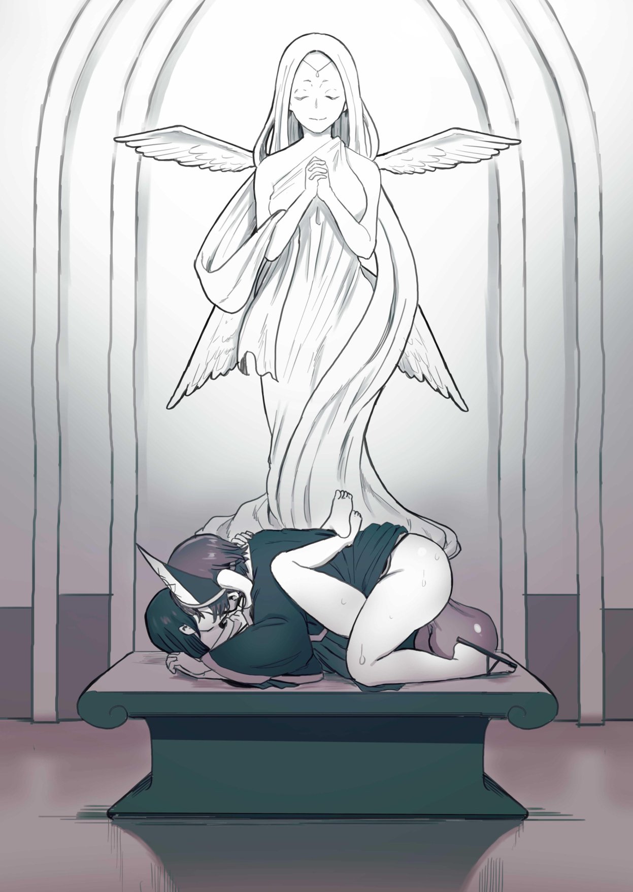 Jashin Jutai | The Evil God's Conception. page 61 original parody - big penis big breasts hentai manga - read online free