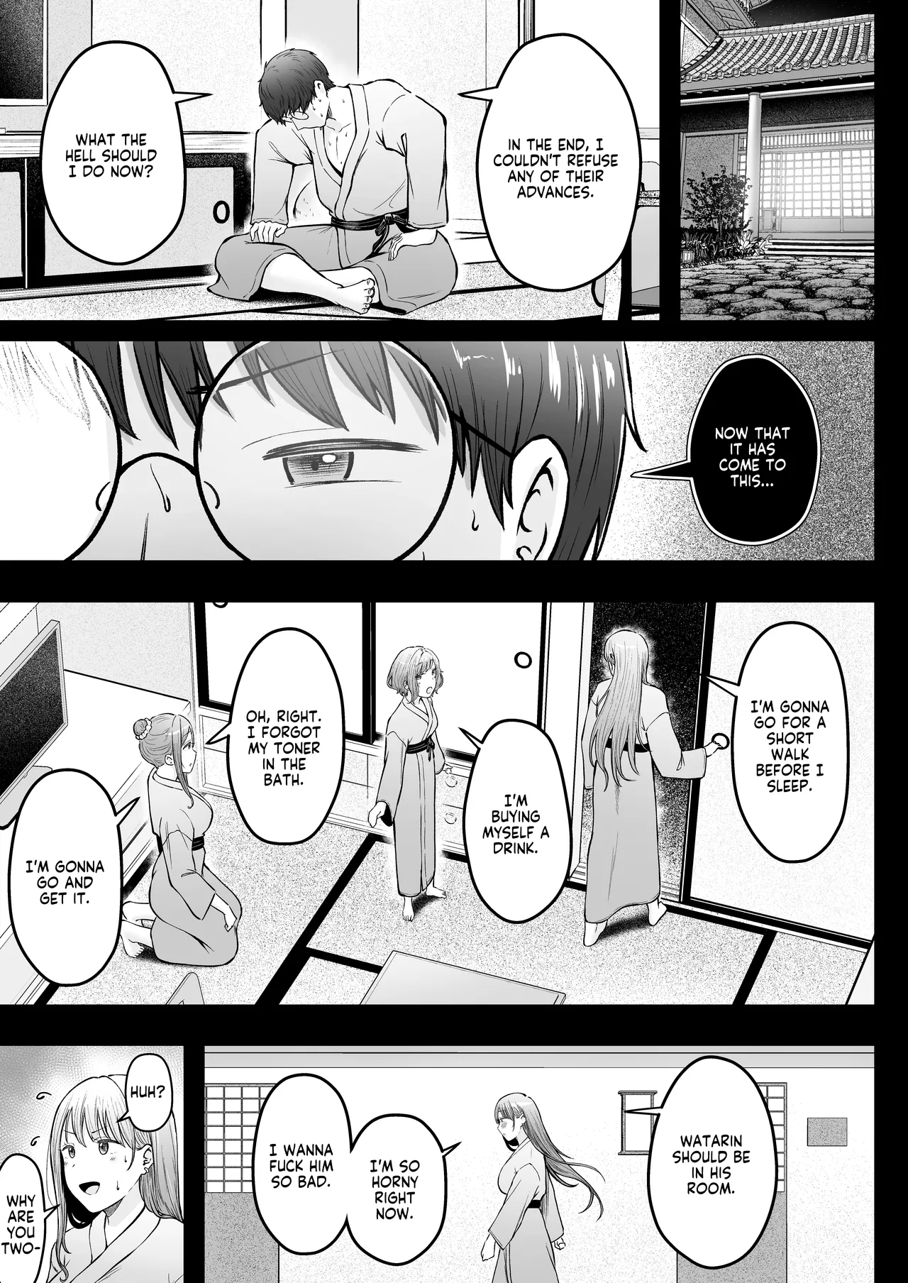 Joshiryou Kanrinin no Boku wa Gal Ryousei ni Furimawasarete masu 4 | Swayed by the Gals in the Girls' Dorm I Manage 4 page 54 original parody - sole male nakadashi hentai manga - read online free