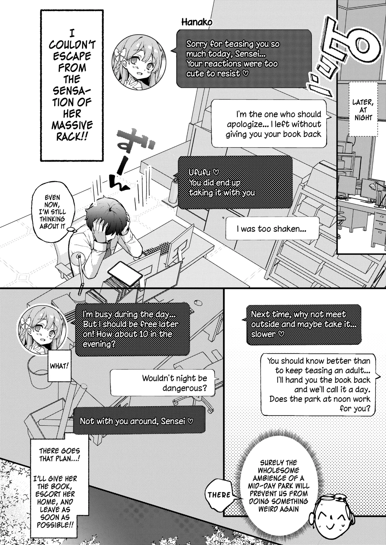 Urawa Hanako no Ichiban Hazukashii Koto | Urawa Hanako's most embarrassing thing page 10 featuring hanako urawa blue archive parody - sole female sole male hentai manga - read online free
