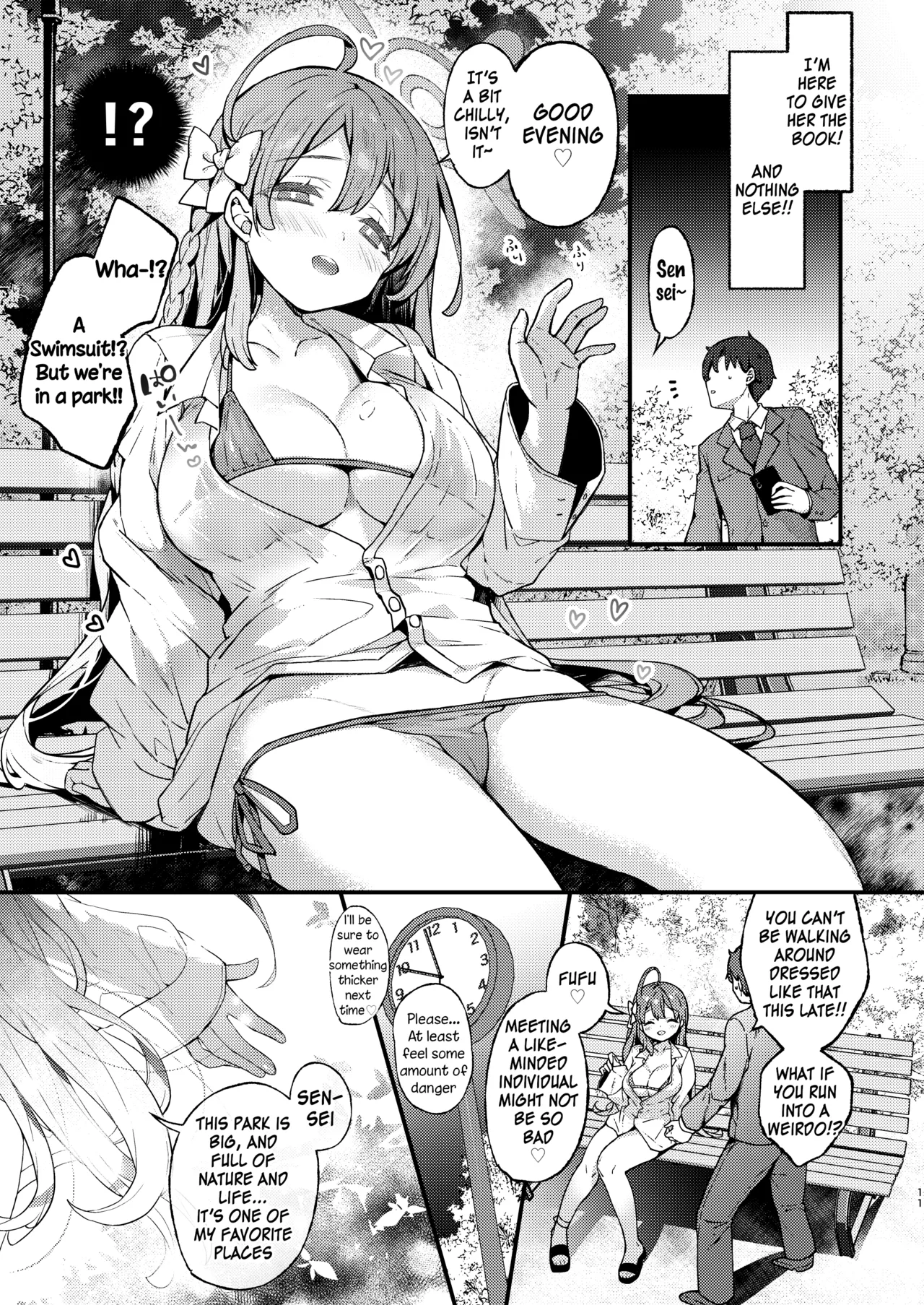 Urawa Hanako no Ichiban Hazukashii Koto | Urawa Hanako's most embarrassing thing page 11 featuring hanako urawa blue archive parody - big breasts swimsuit hentai manga - read online free