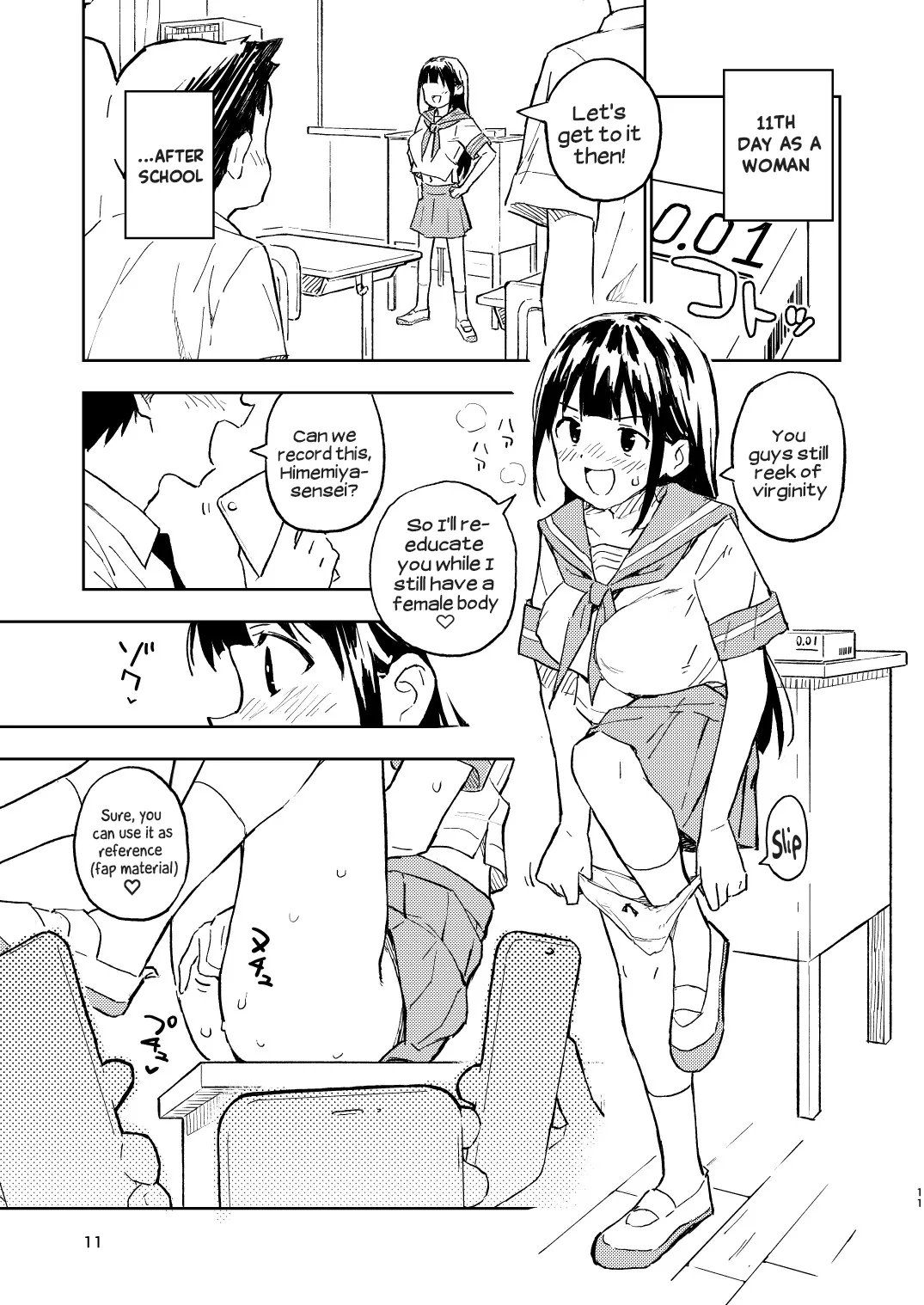 [Mirakoku (Yasumi Mirakichi)] 1-kagetsu Ninshin Shinakereba Otoko ni Modoreru Hanashi (2) | As Long As I Don't Get Pregnant for 1 Month, I'll Turn Back Into a Man (2) [English] [Hikari no Kaze] [Digital] page 10 original parody - sole female nakadashi hentai manga - read online free
